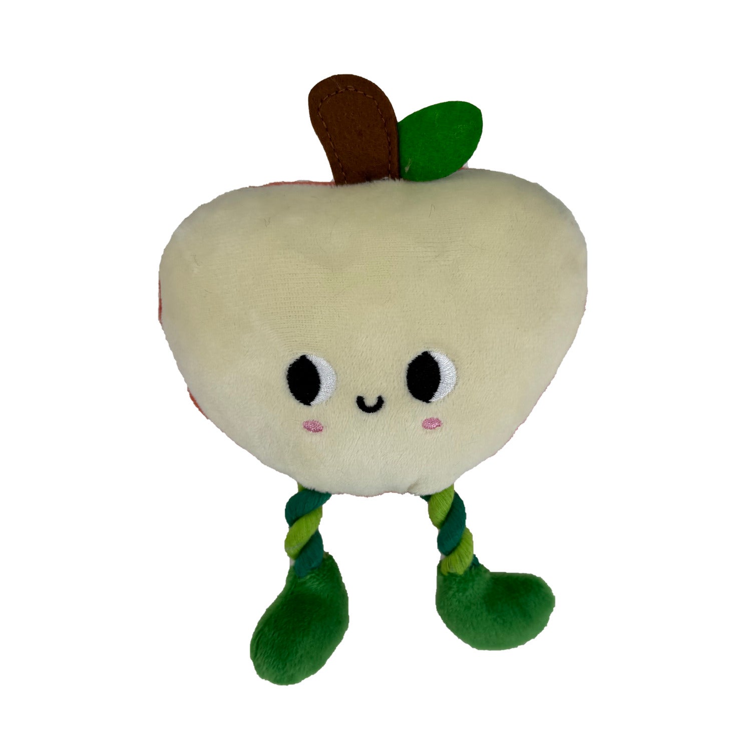 #Bff Juicy Blooms Rope Leg Apple Small Dog Toy - Small, 7