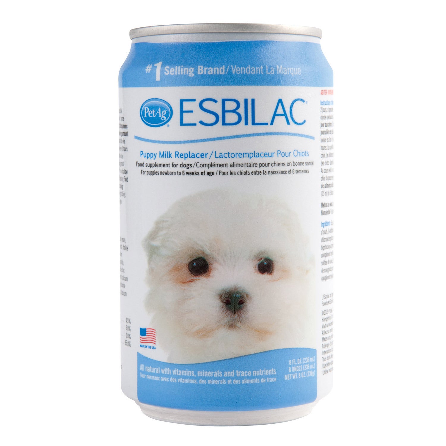 Petag Esbilac Puppy Milk Replacer Liquid For Puppies, 11-Fl Oz Can