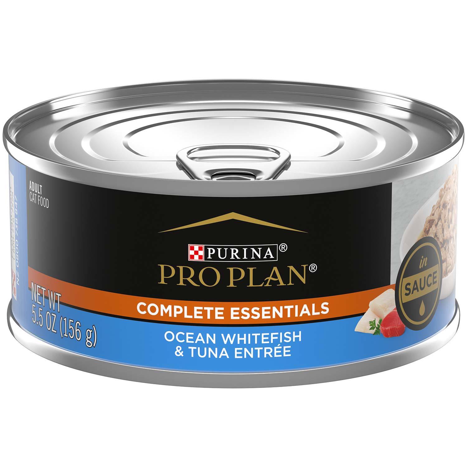 Purina Pro Plan Ocean Whitefish & Tuna Entree In Sauce Cat Food