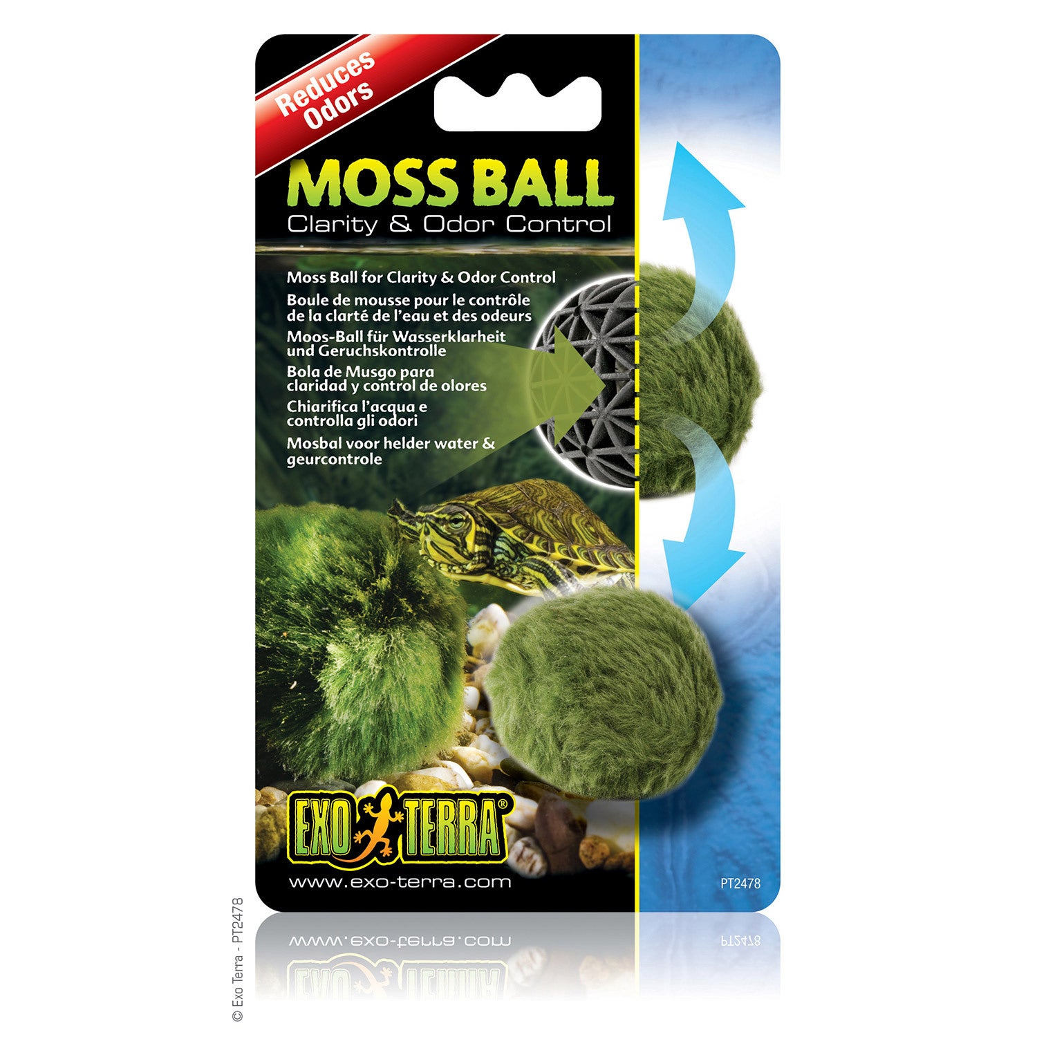 Exo Terra Moss Ball For Reptile Enclosures