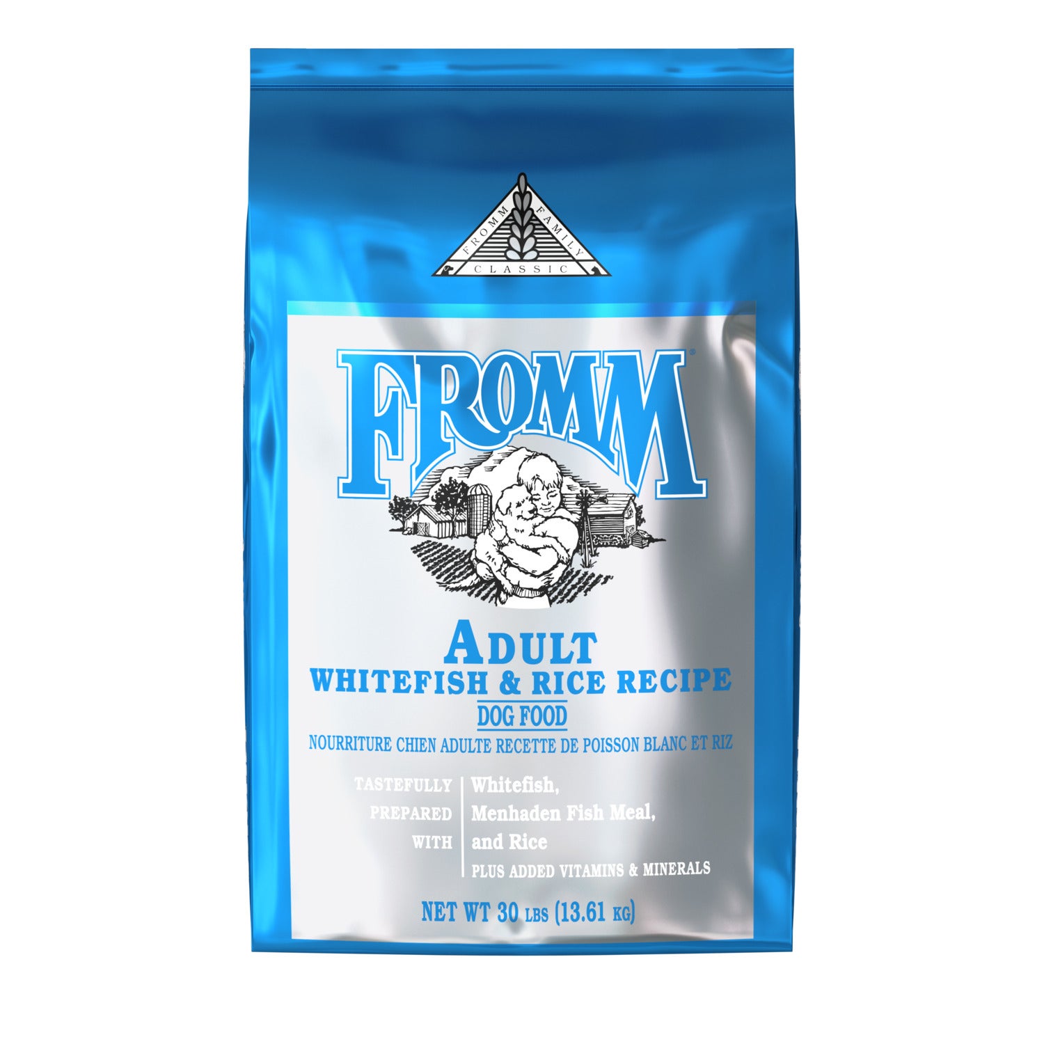 Fromm Classic Adult Whitefish & Rice Recipe Dry Dog Food, 5Lb