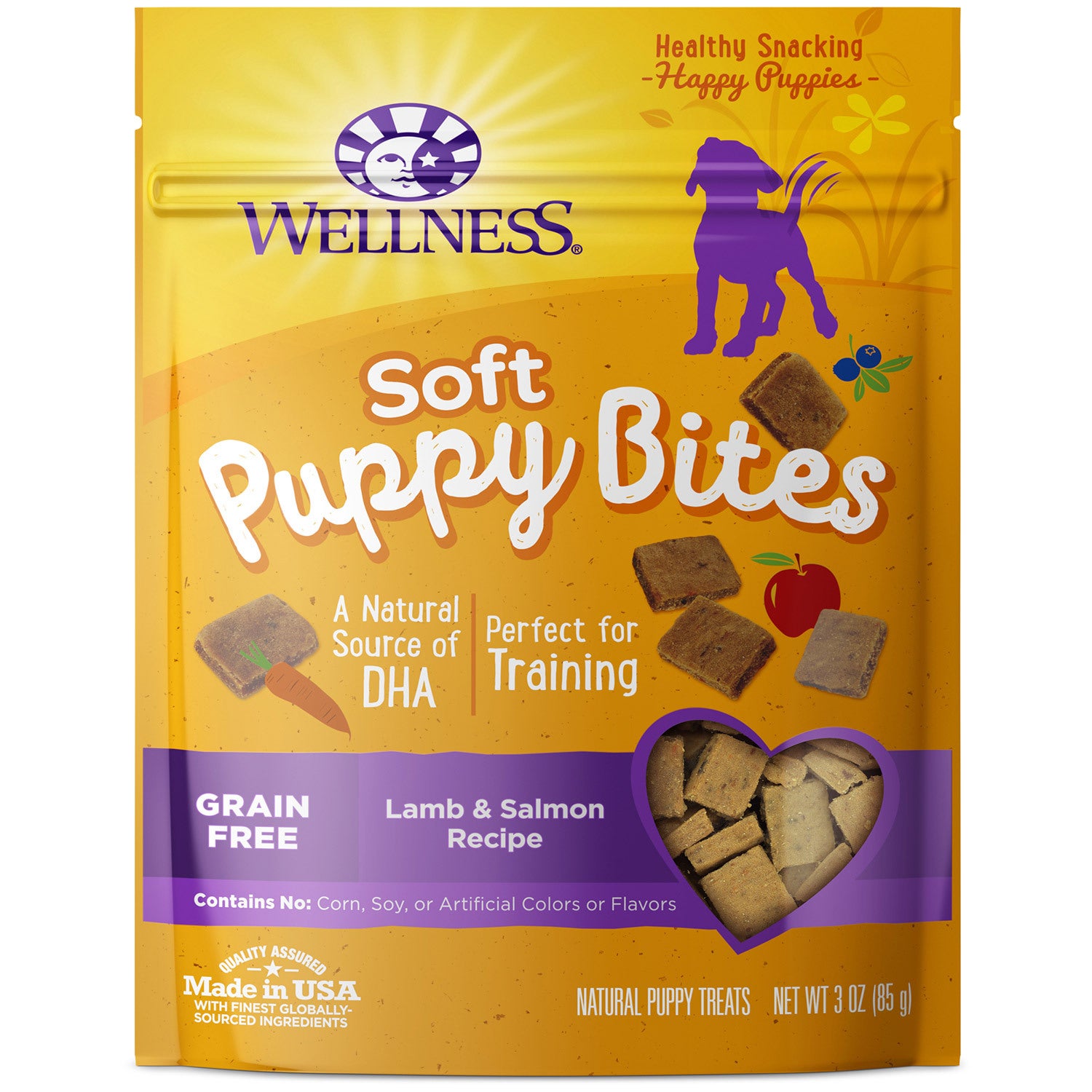 Wellness Soft Puppy Bites Lamb & Salmon Recipe Dog Treats