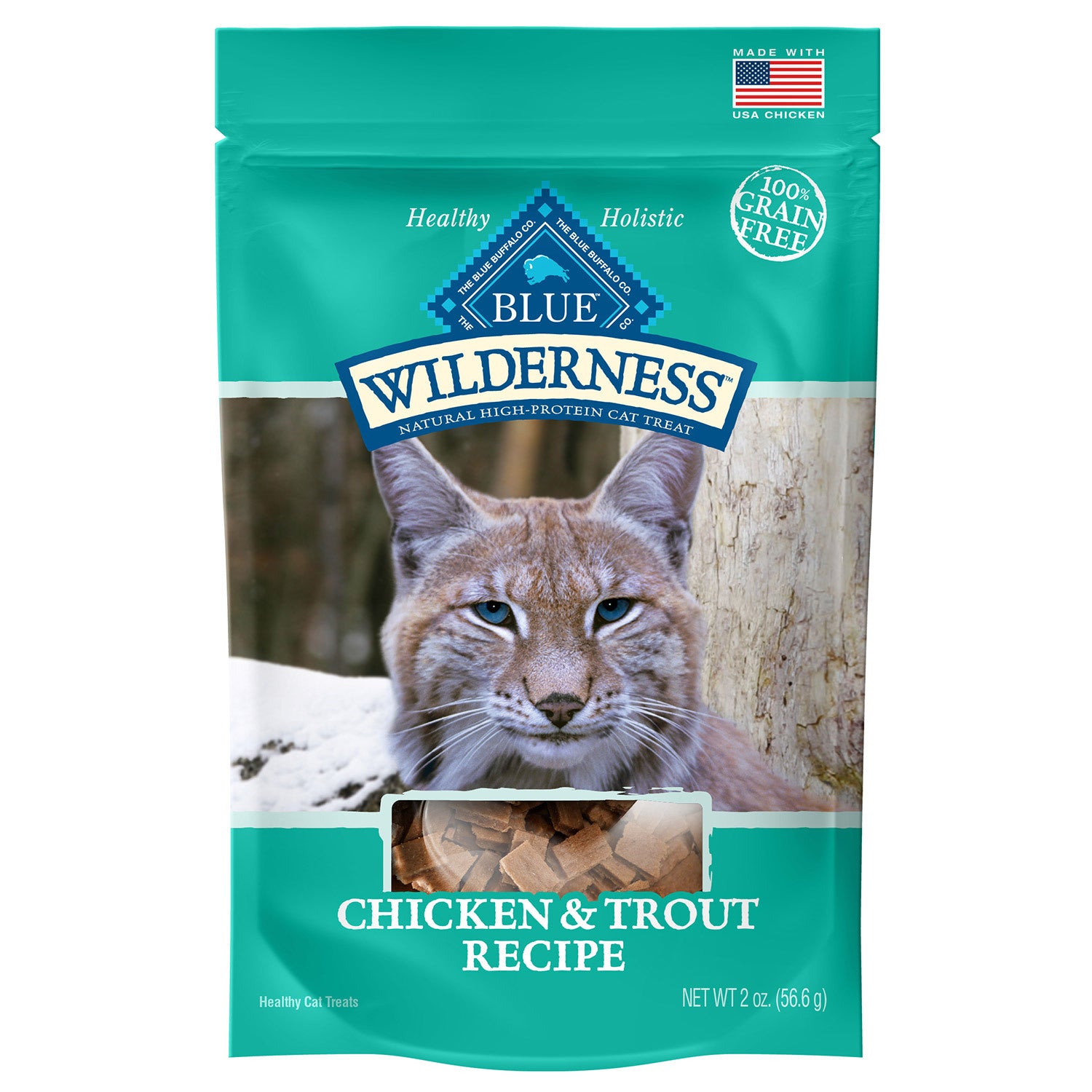 Blue Buffalo Wilderness Chicken & Trout Recipe Cat Treats
