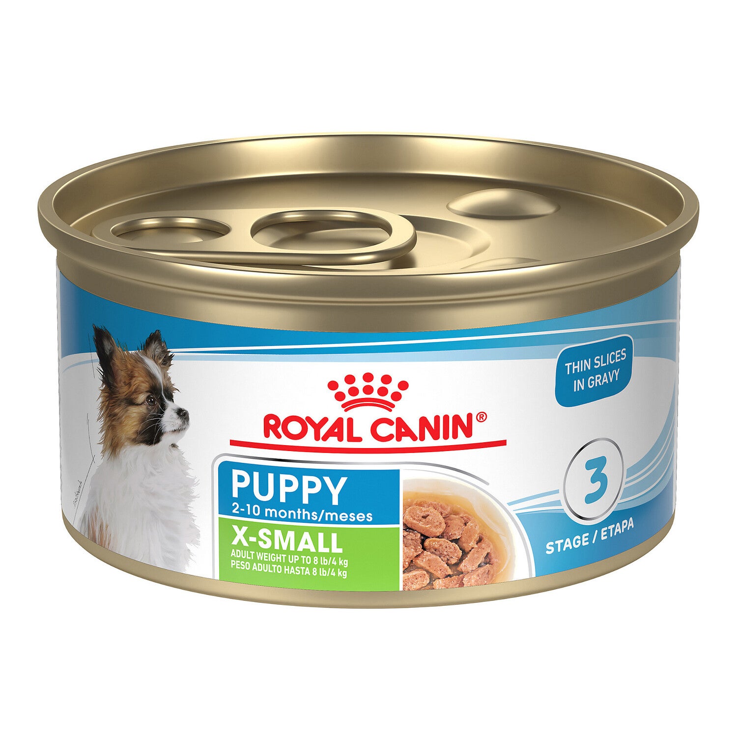 Royal Canin Size Health Nutrition™ X-Small Puppy Thin Slices In Gravy Wet Dog Food, 3-Oz
