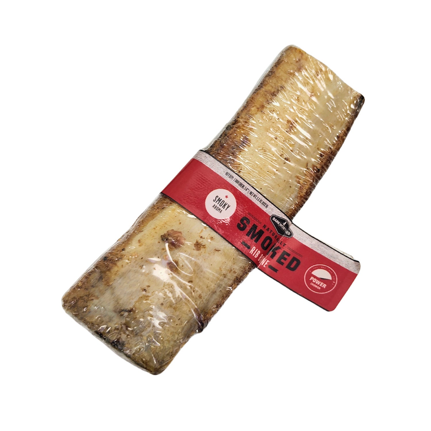 Barkworthies Smoked Beef Rib Long-Lasting Natural Dog Treat, Medium, 1-Each