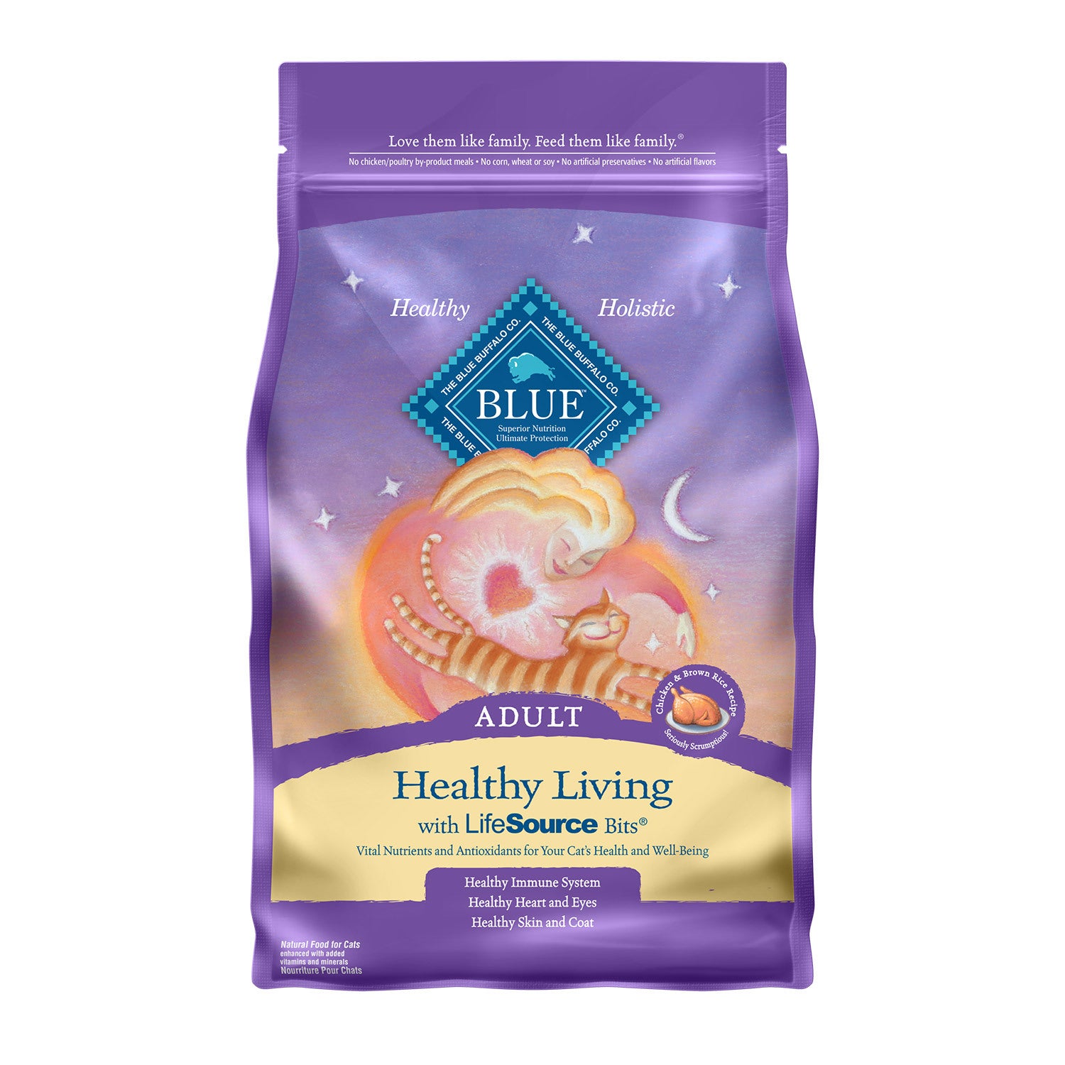 Blue Buffalo Tastefuls Natural Active Adult Chicken & Brown Rice Recipe Dry Cat Food