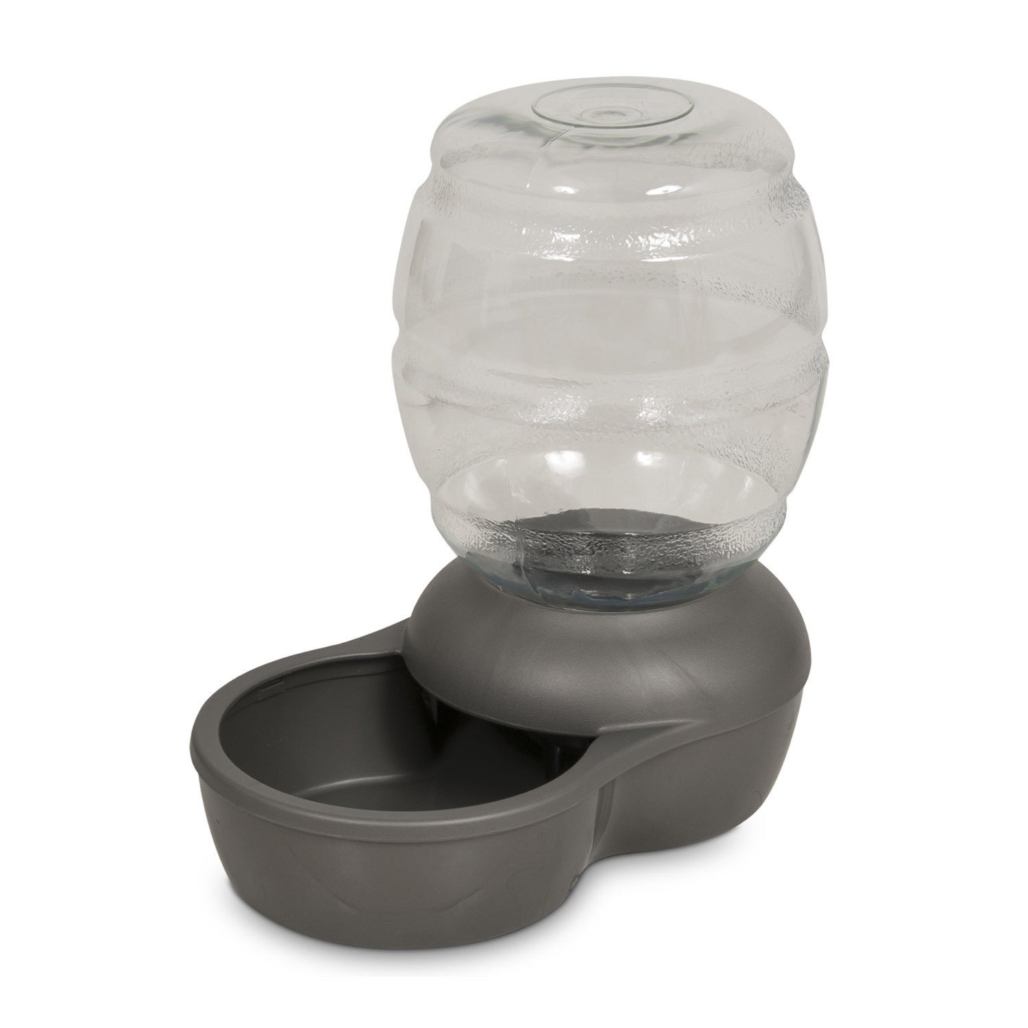 Petmate Replendish Dog & Cat Waterer With Microban, Extra Small, Pearl Silver Grey