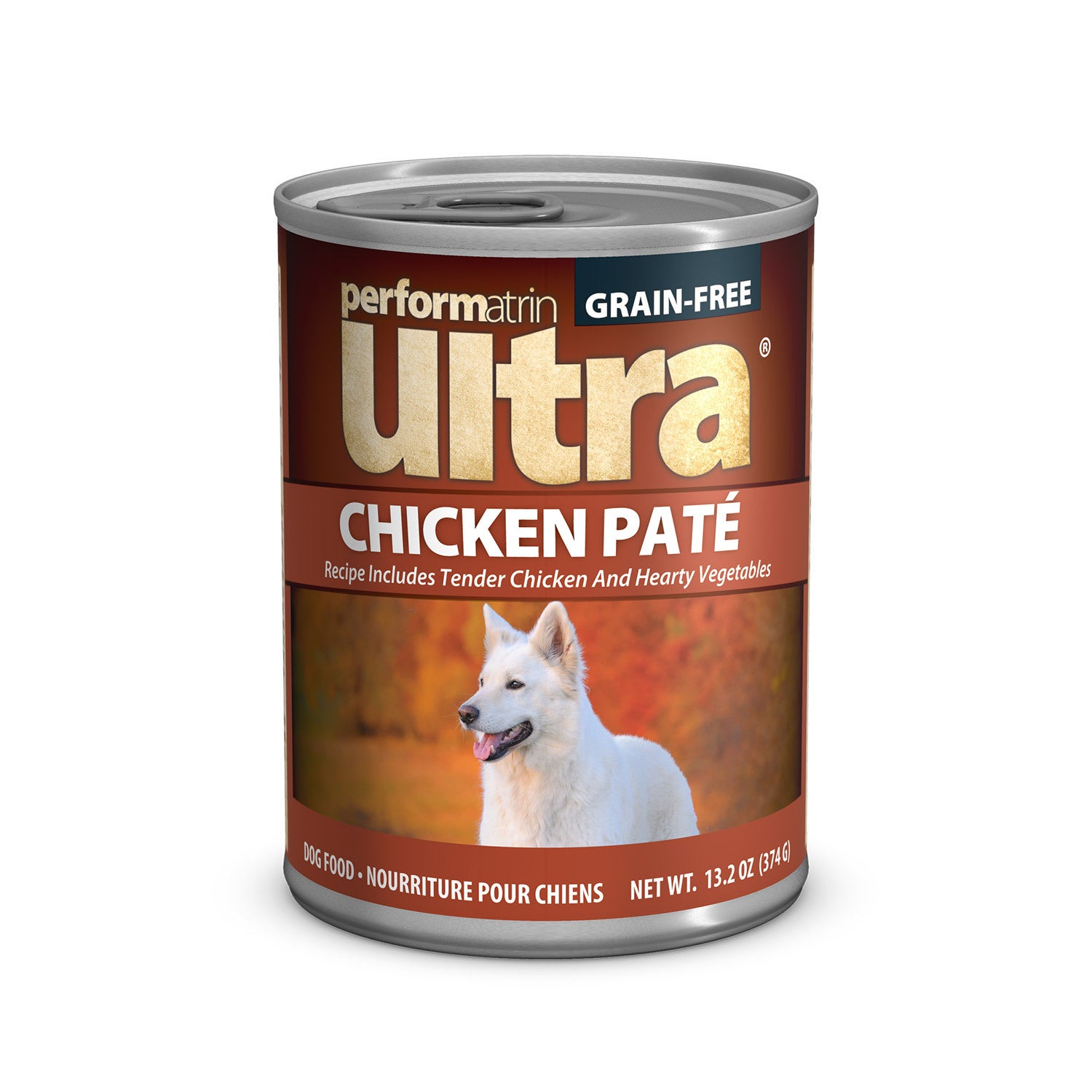 Performatrin Ultra Grain-Free Chicken Pate Wet Dog Food, 13.2-Oz