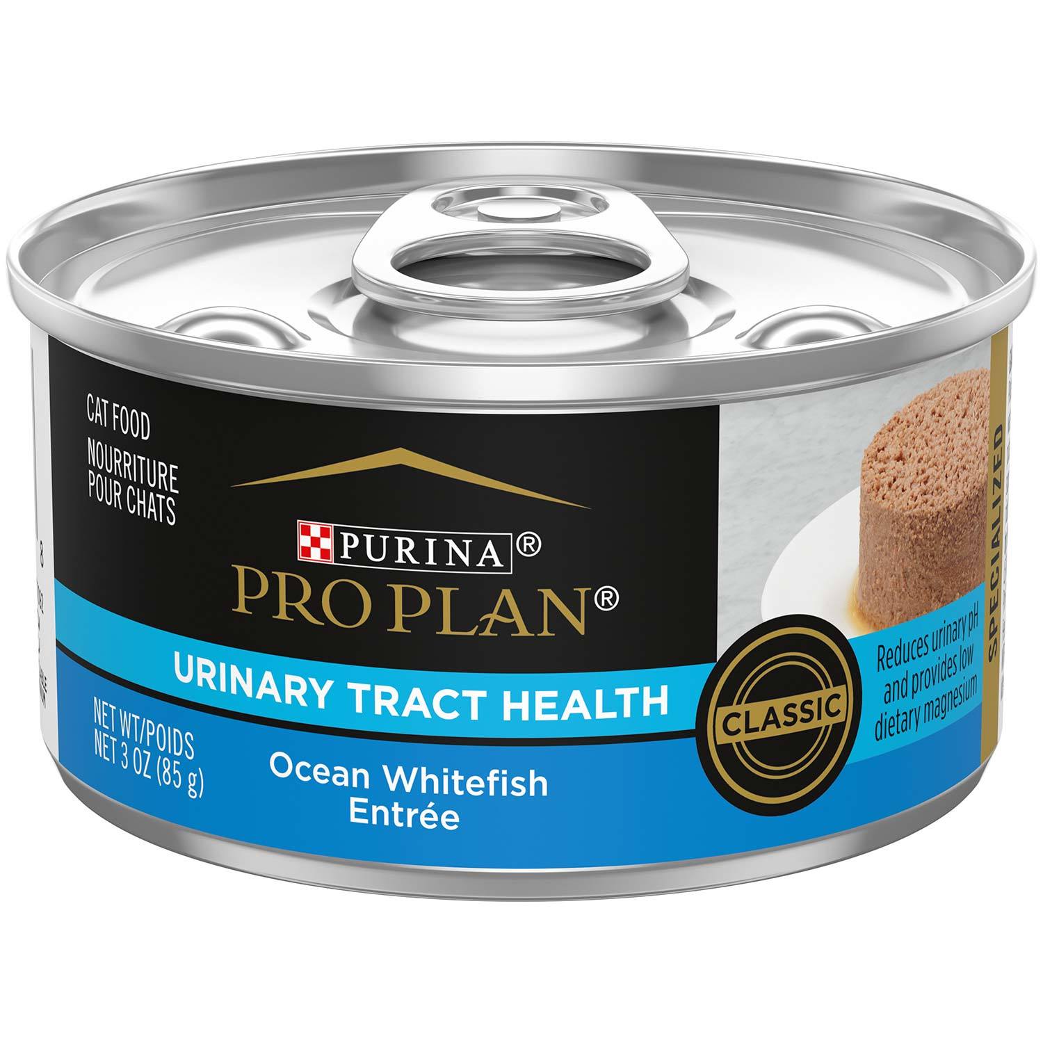 Purina Pro Plan Specialized Urinary Tract Health Formula Ocean Whitefish Entree Adult Wet Cat Food, 5.5-Oz Can Pack Of 24