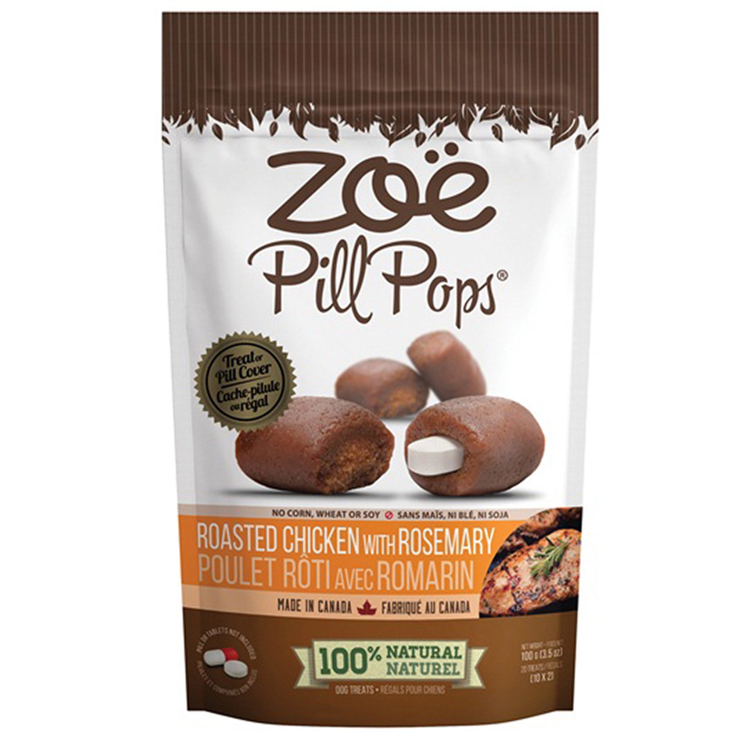 Zoe Pill Pops - Roasted Chicken With Rosemary Dog Treat