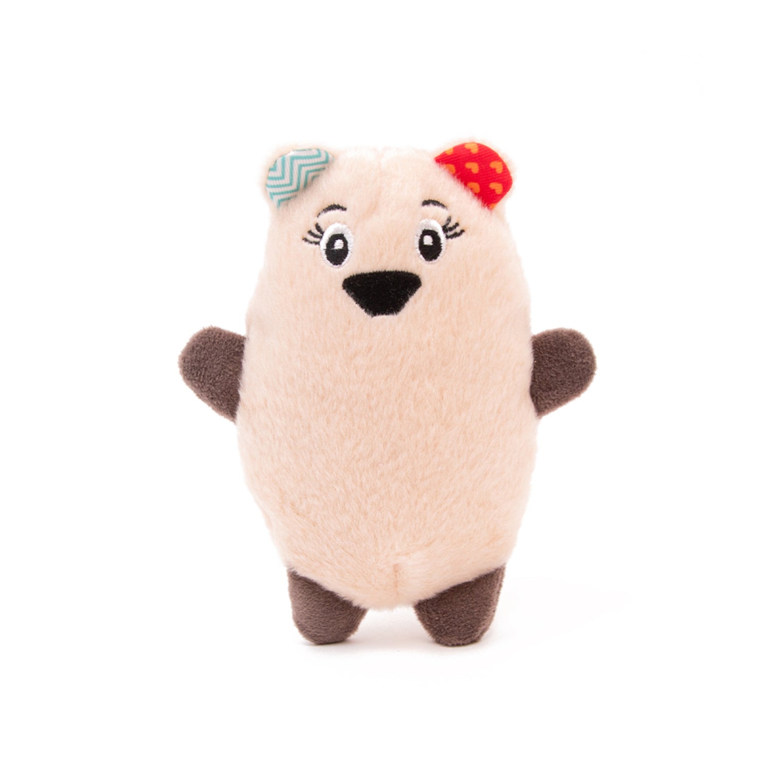 Little & Lively Soft Polar Bear Small Dog Toy