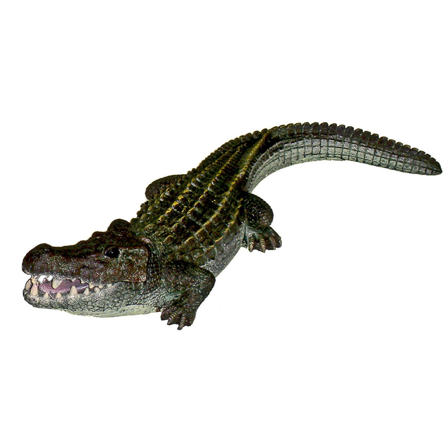 Blue Ribbon Exotic Environments Bubbling Alligator Aquarium Ornament