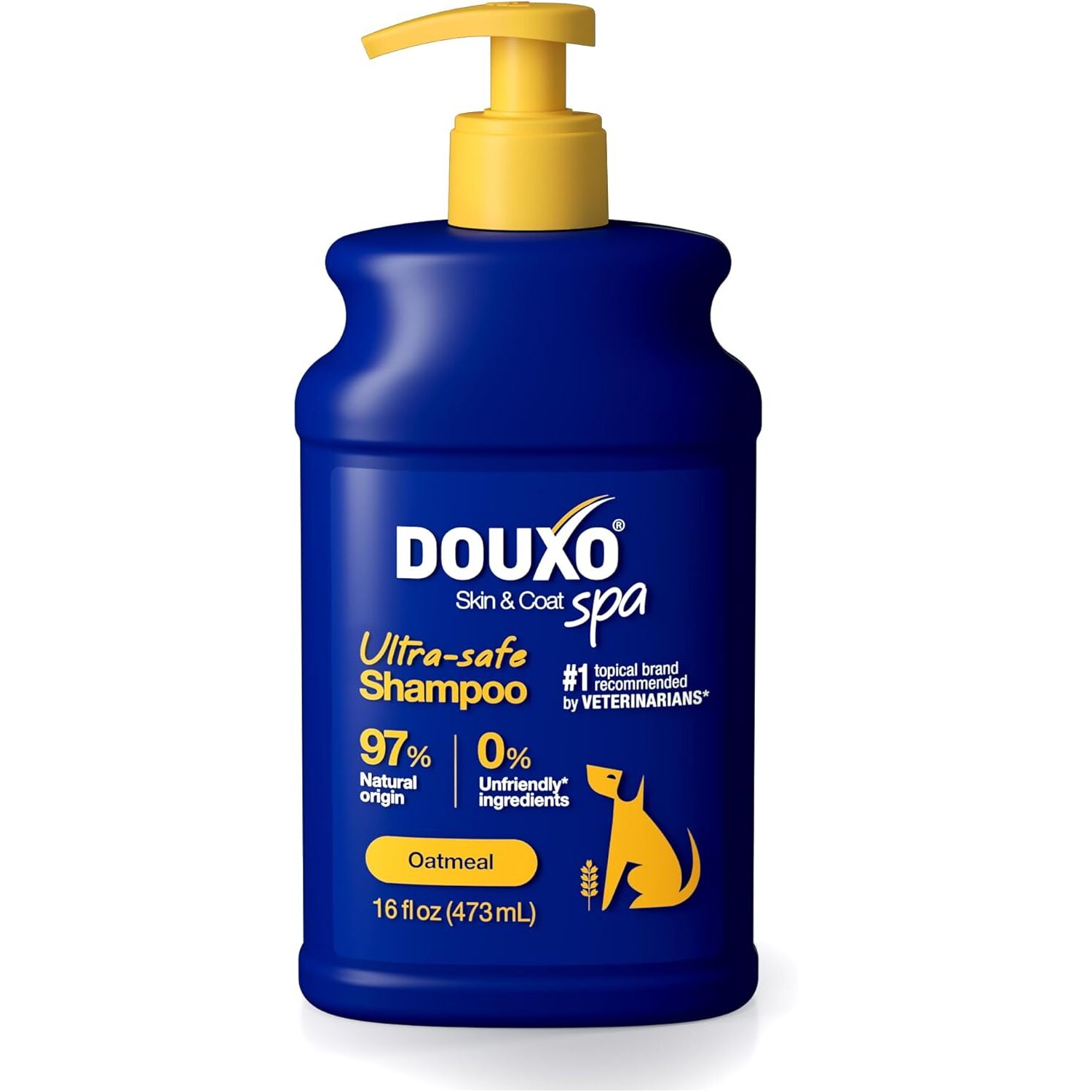 Douxo® Skin & Coat Spa - Ultra-Safe Oatmeal Dog Shampoo, 16-Fl-Oz