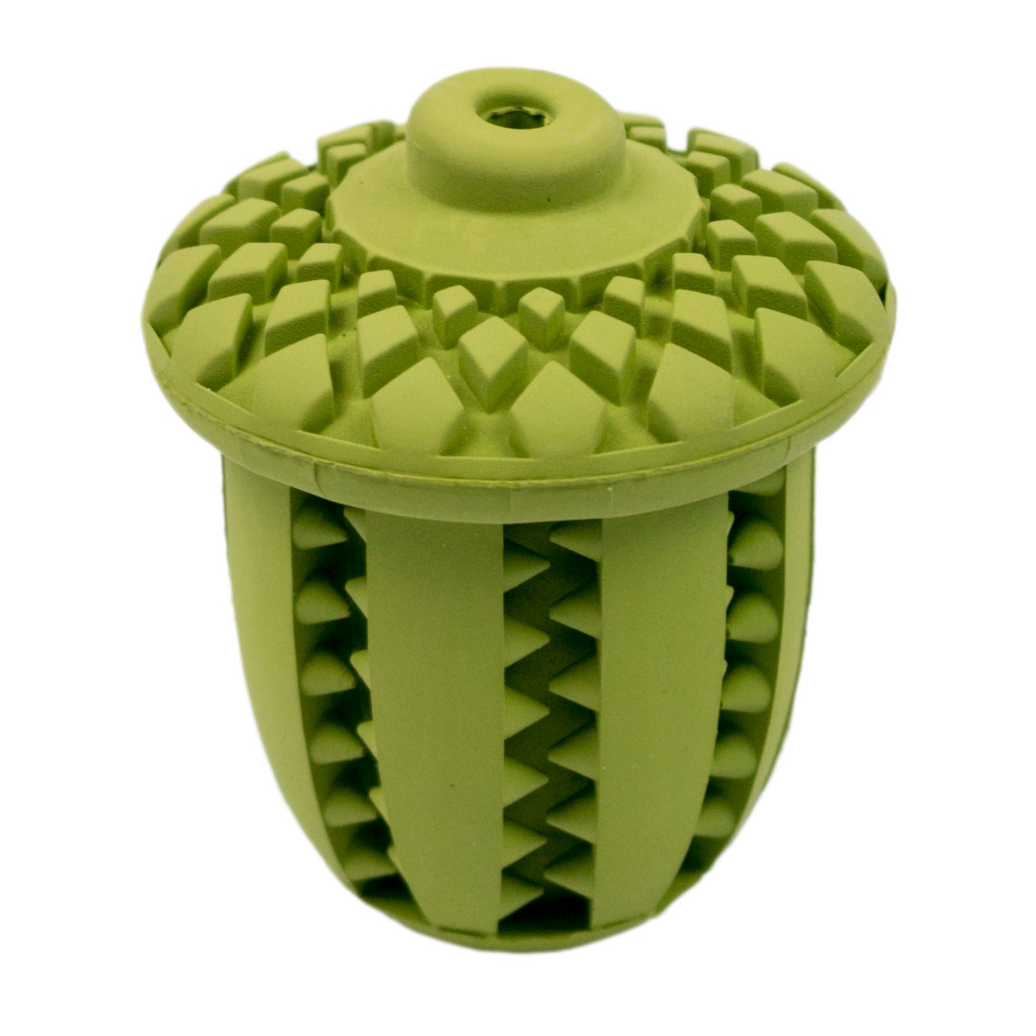 Tall Tails Natural Rubber Acorn Interactive Treat Dispensing Dog Toy, 3