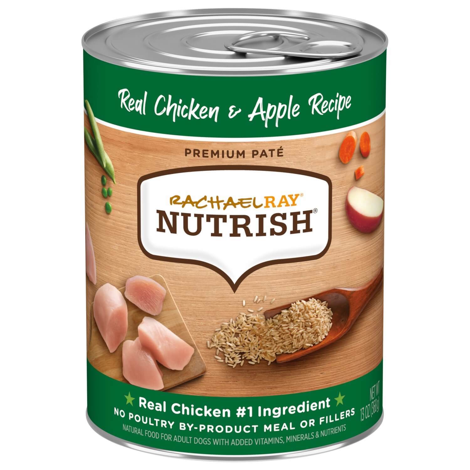 Rachael Ray Nutrish Real Chicken And Apple Premium Pate Wet Dog Food