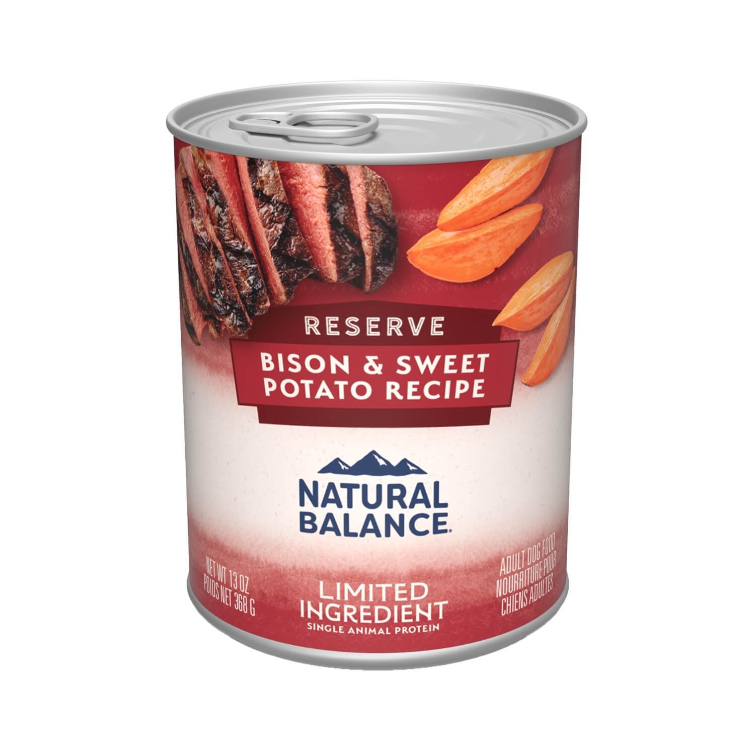 Natural Balance Limited Ingredient Bison & Sweet Potato Recipe Adult Wet Dog Food