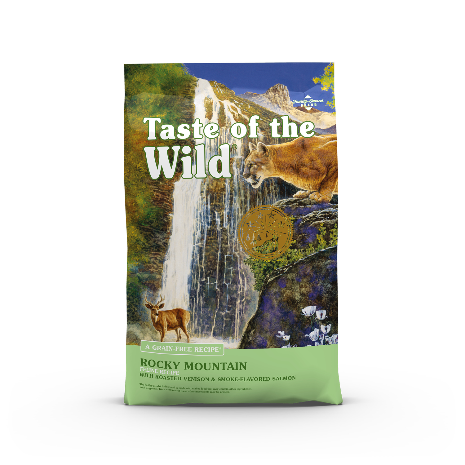 Taste Of The Wild Dry Cat Food, Rocky Mountain Recipe With Roasted Venison & Smoke-Flavored Salmon Recipe, 14-Lb Bag.