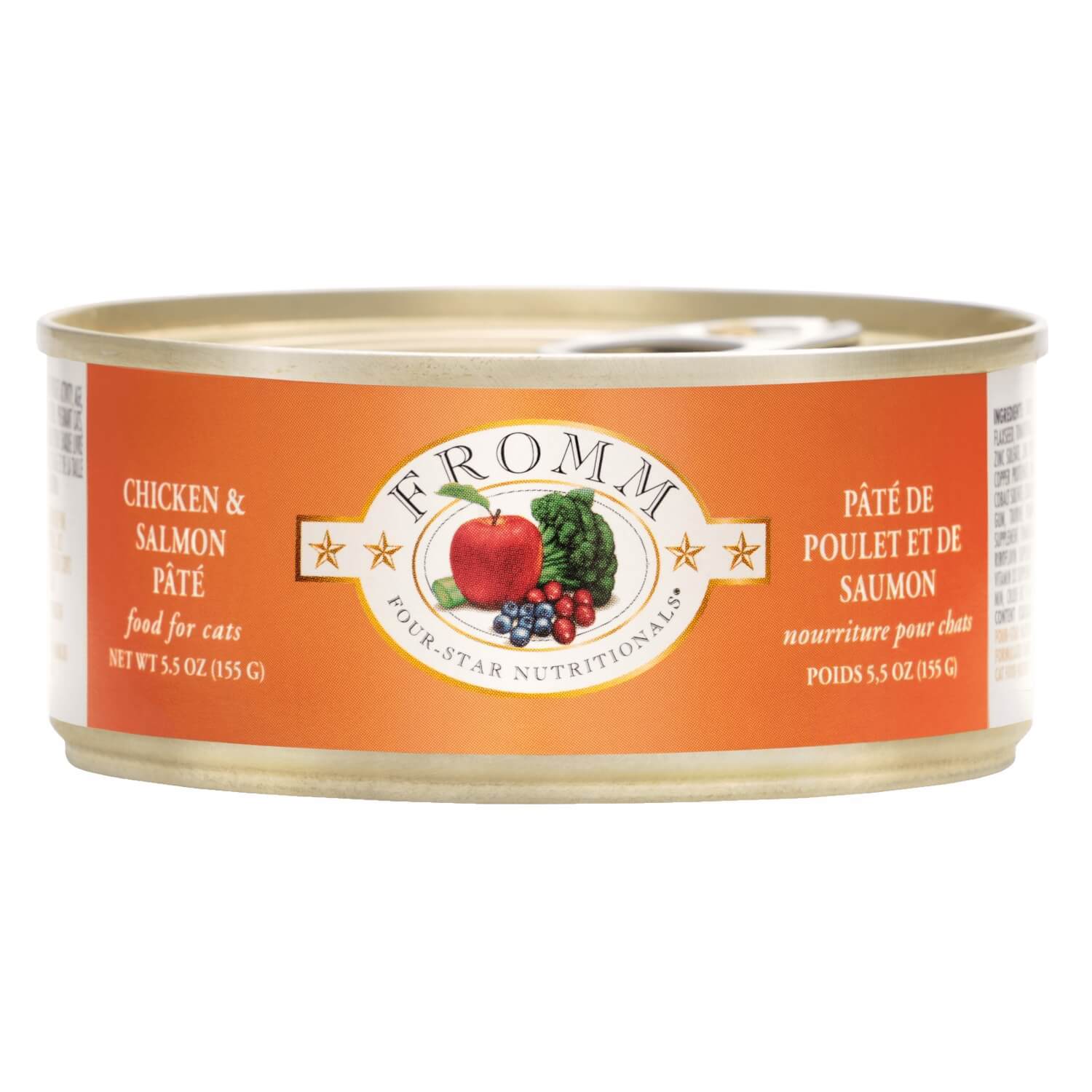 Fromm Four-Star Chicken & Salmon Pâté Food For Cats 5.5 Oz