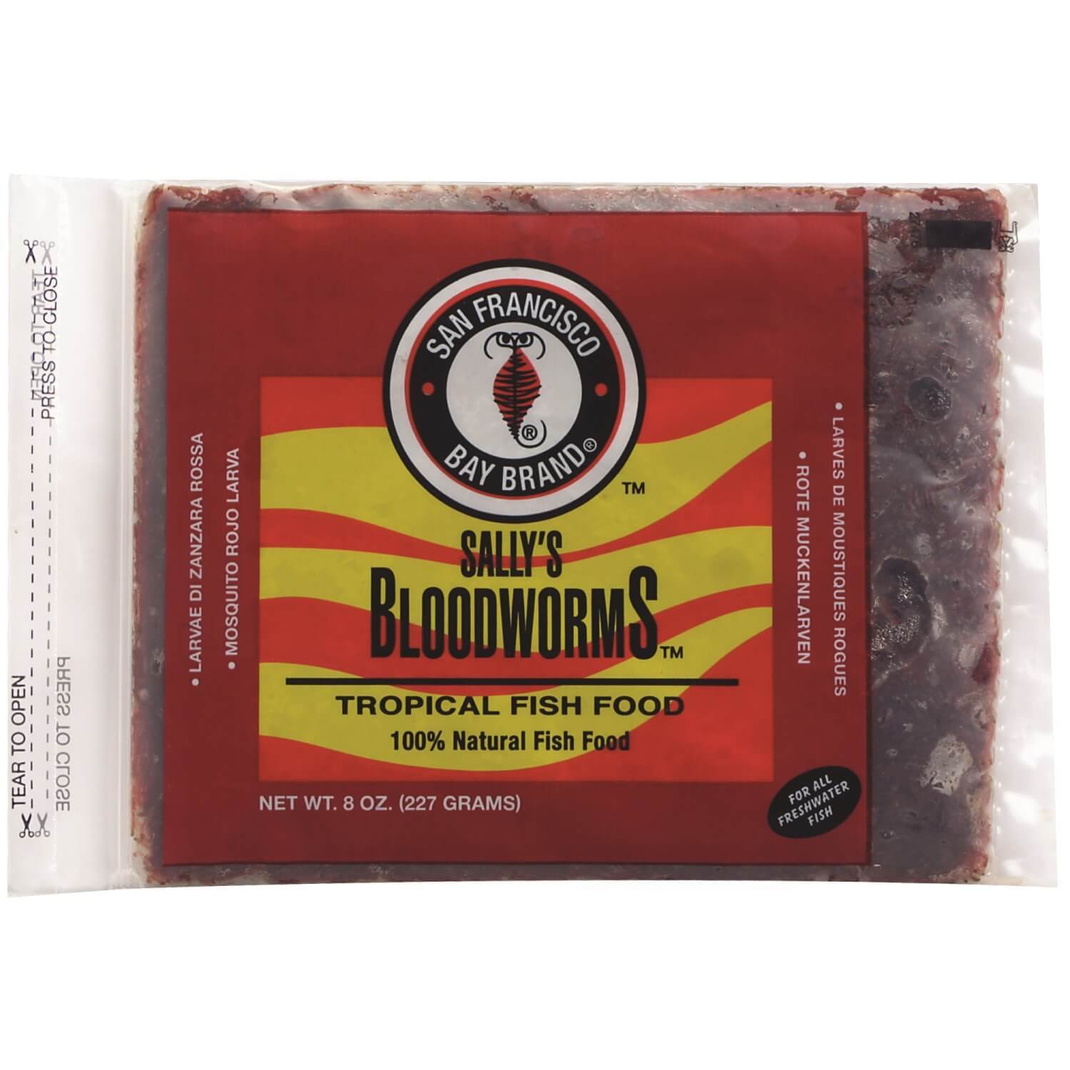 San Francisco Bay Brand Frozen Bloodworms Flat Pack