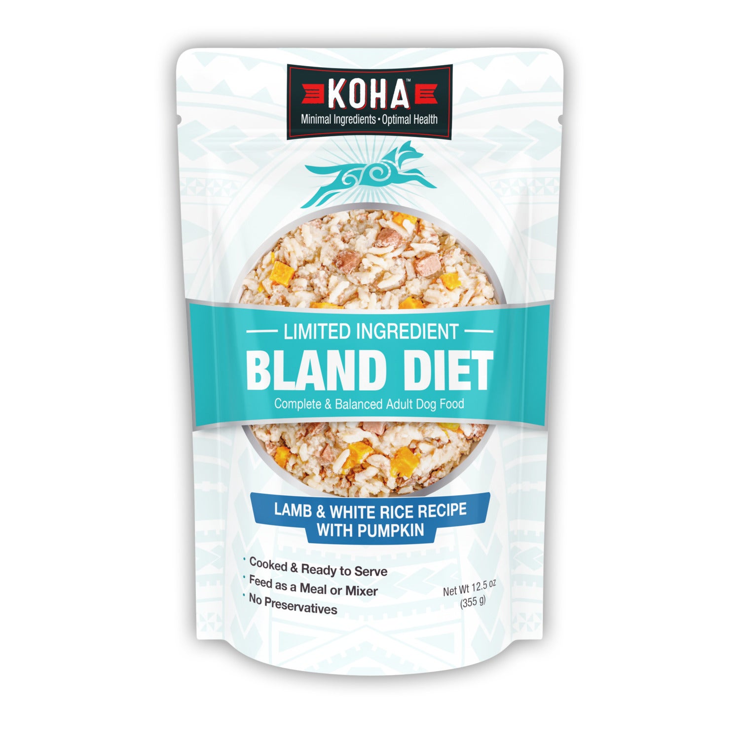 Koha Limited Ingredient Lamb Bland Diet Wet Dog Food, 12.5-Oz