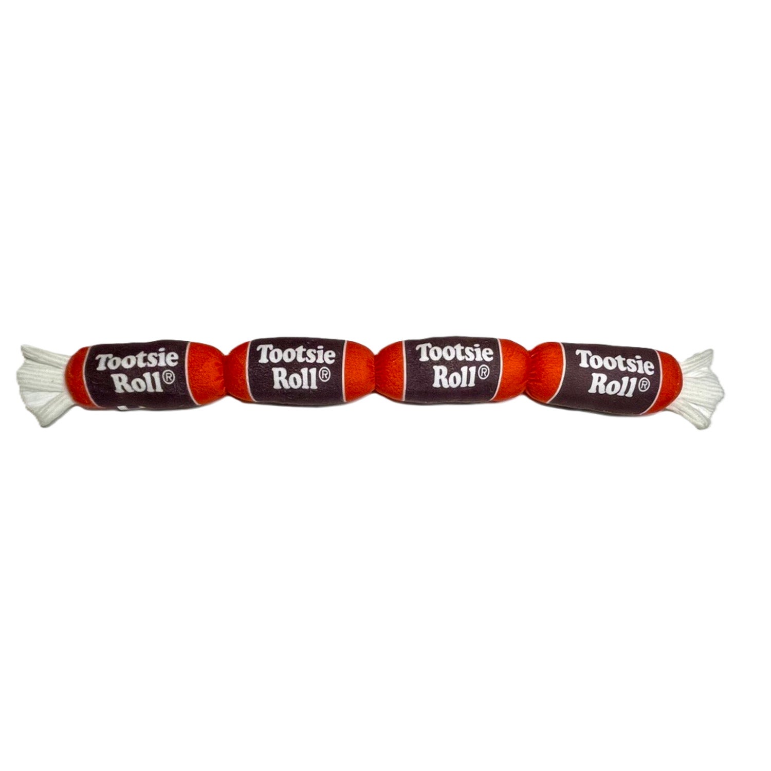 Tootsie Roll Plush Squeaky Dog Toy, Small - 21