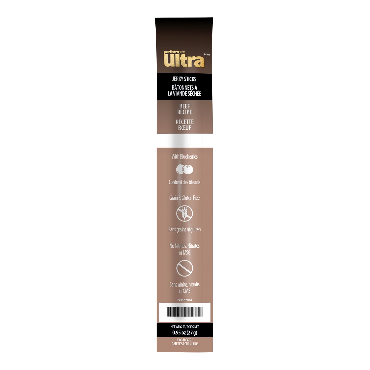 Performatrin Ultra Jerky Sticks Beef Recipe Dog Treats, 1-Each