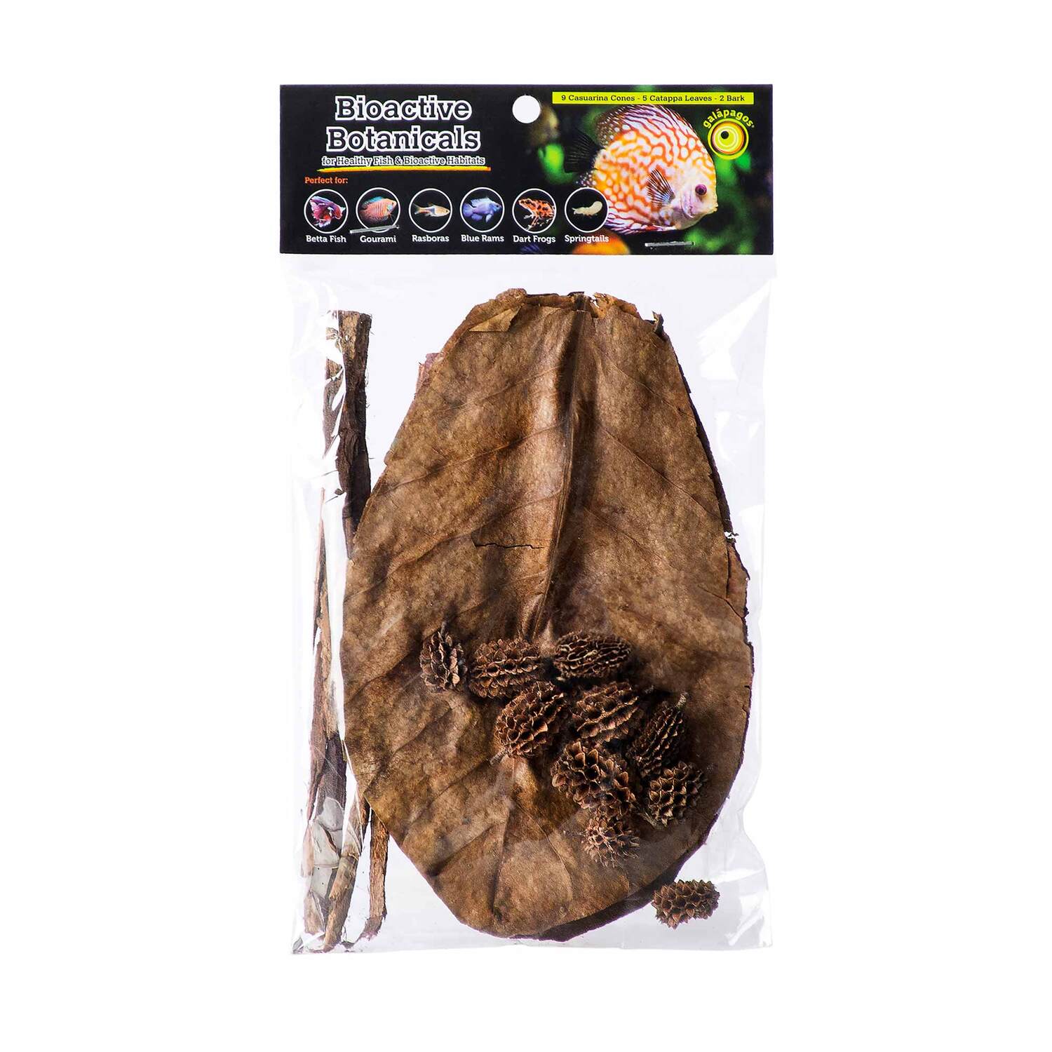 Galápagos Bioactive Botanicals, 9 Cones, 5 Leaves, 2 Bark