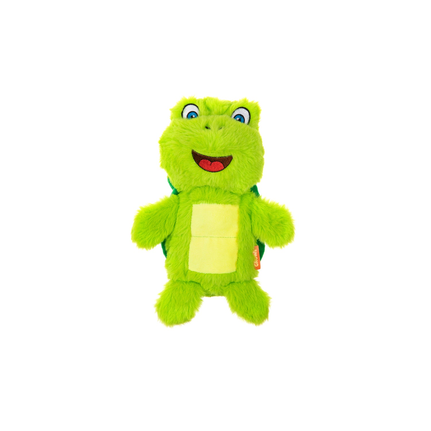 Growl Belly Boomerz Tina The Turtle Squeaky Dog Toy, 9.3