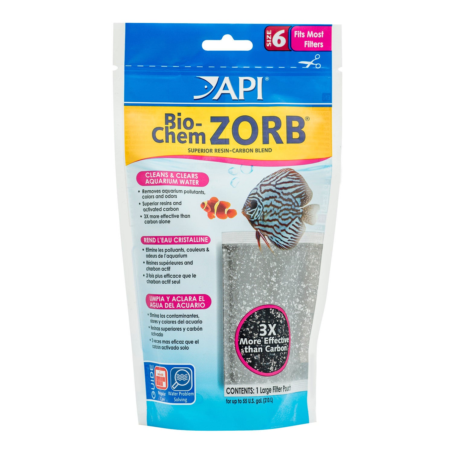 Api Bio-Chem Zorb Pouch Size 6 Filter Media