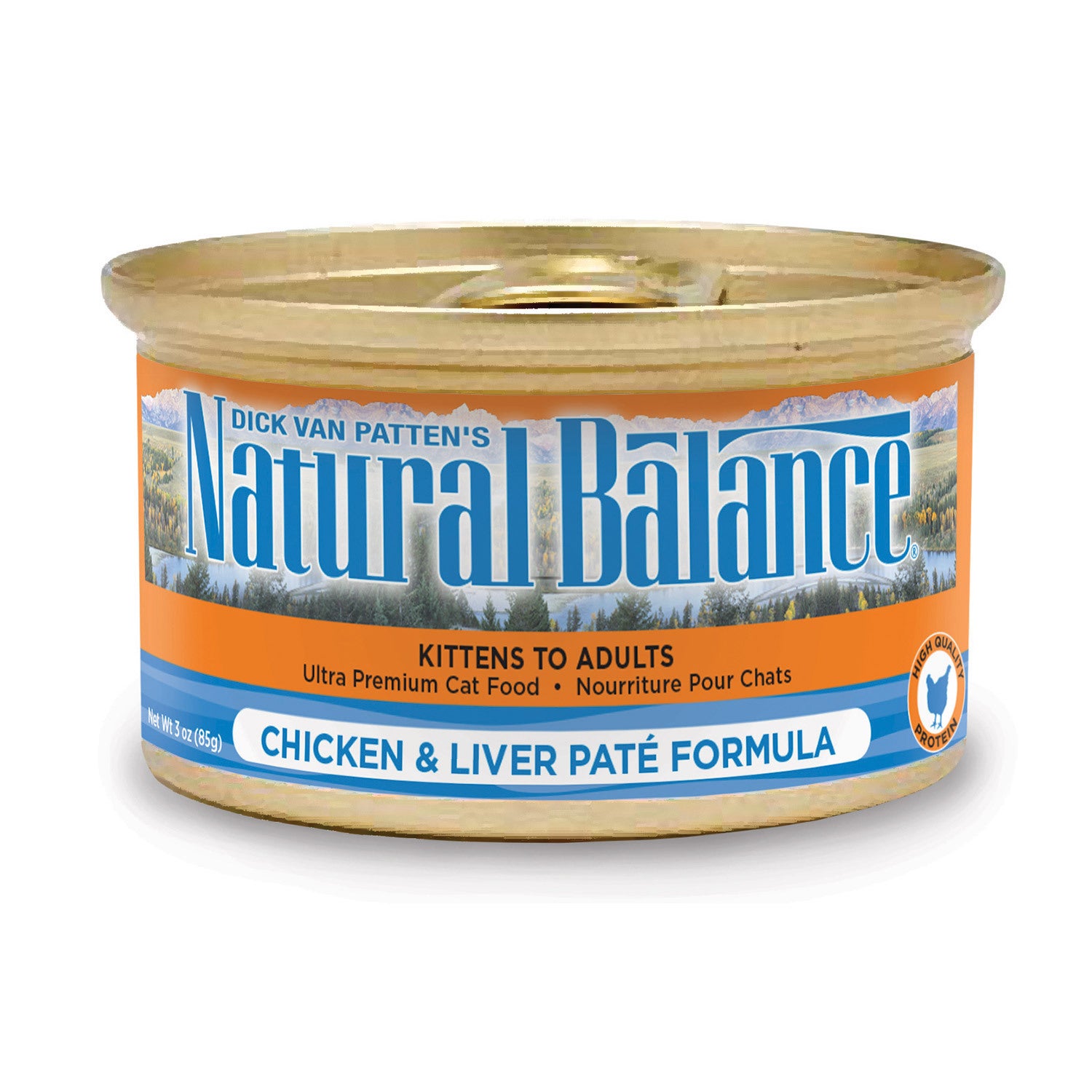 Natural Balance Ultra Premium Chicken & Liver Pate Formula Cat Food