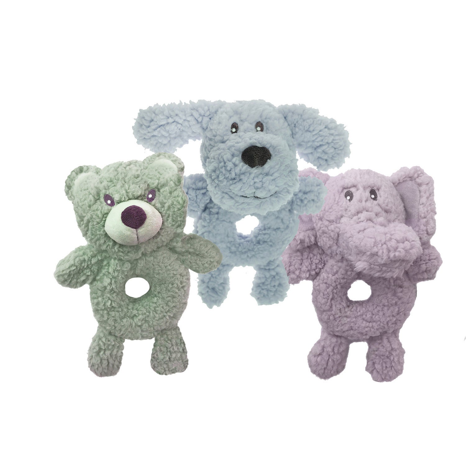 Multipet Aroma Dog Fleece Ring-Body Assorted Colors