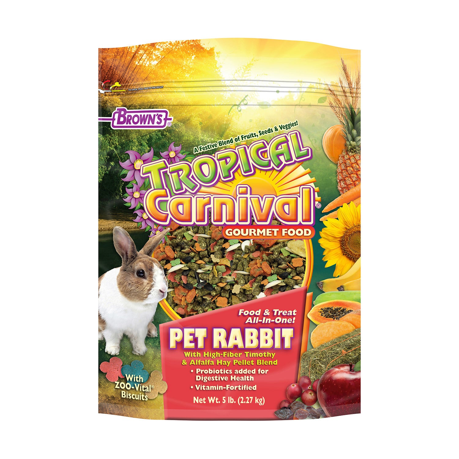 Tropical Carnival Pet Rabbit Food