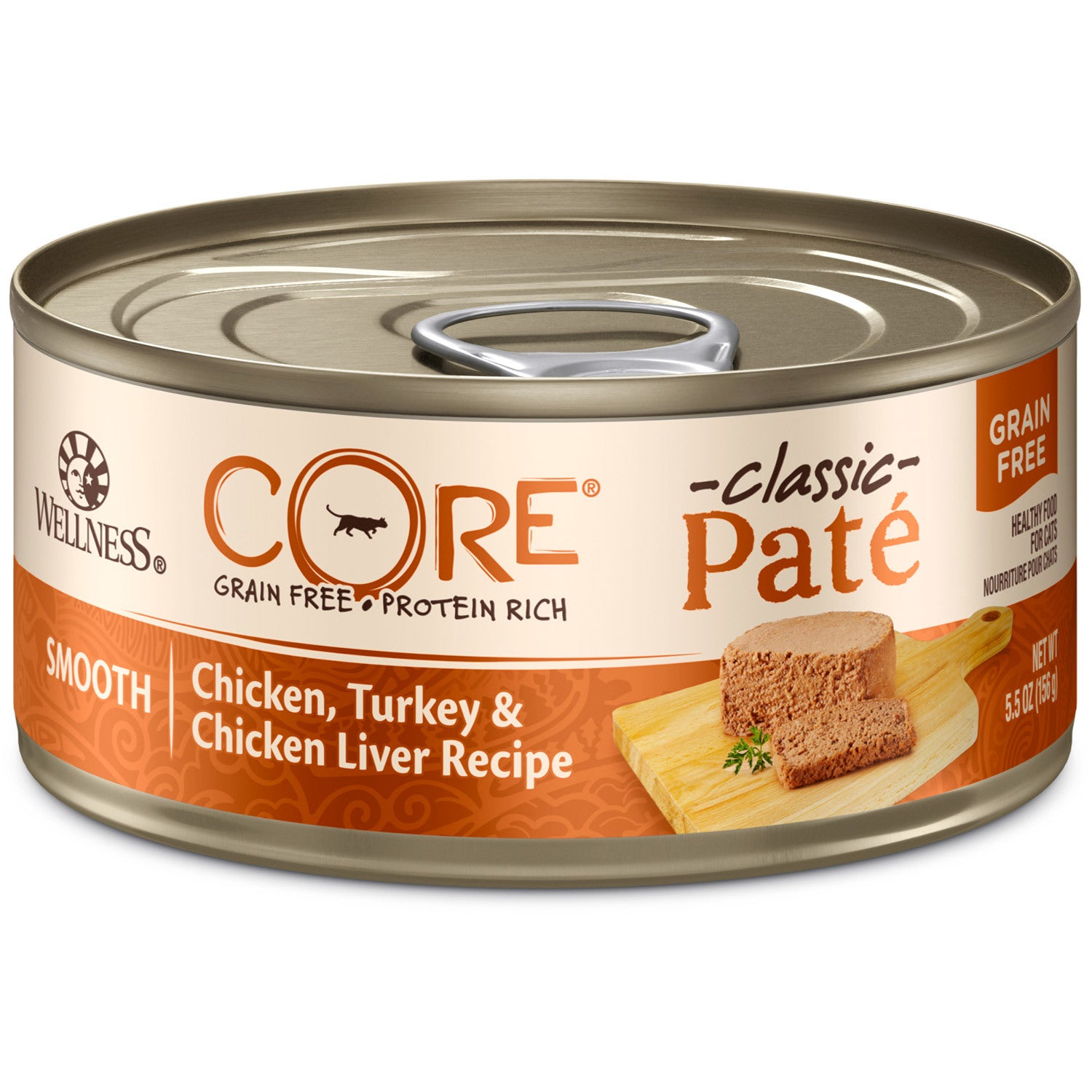 Wellness Core Pate Chicken, Turkey & Chicken Liver Recipe Cat Food
