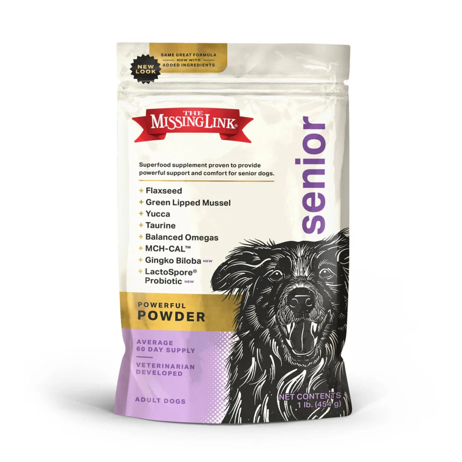 The Missing Link Powder Senior Dog Supplement, 1-Lb Bag