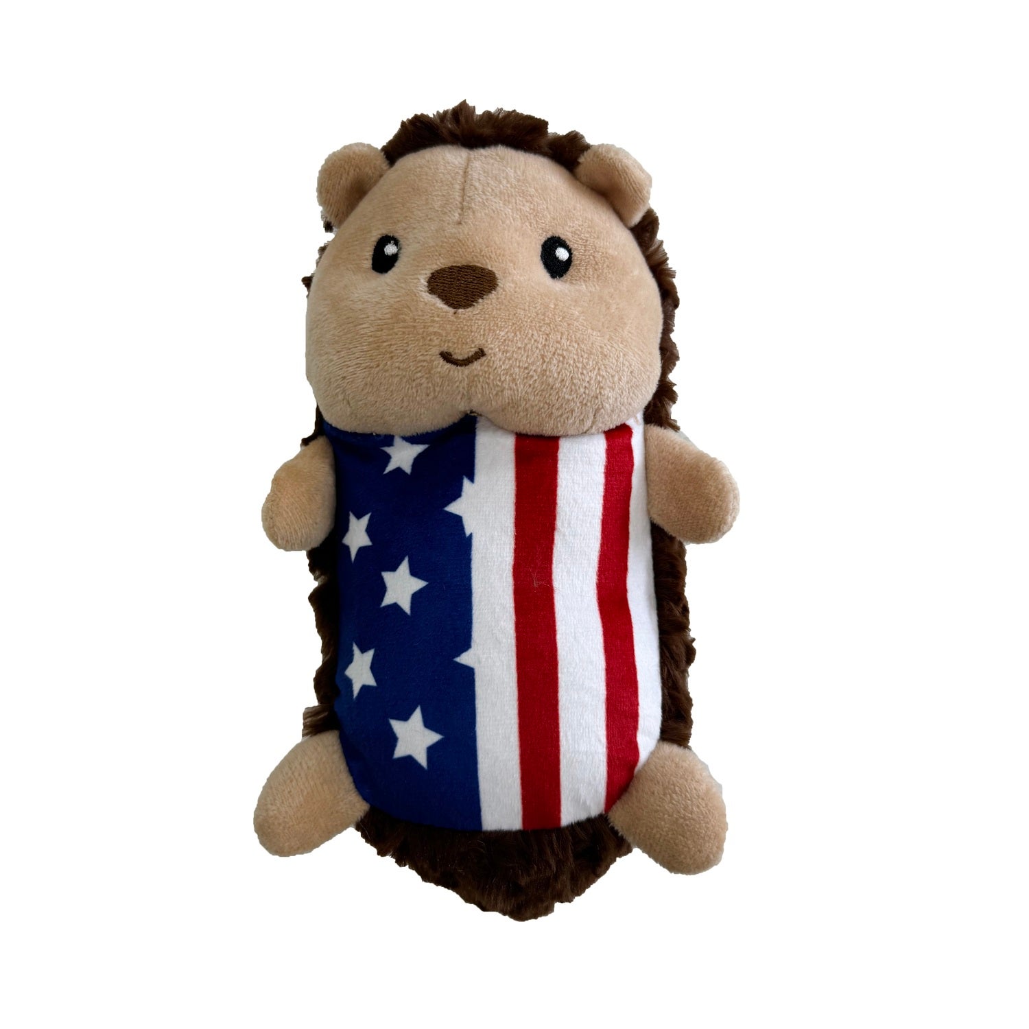 #Bff Independence Day Bruce The Hedgehog Plush Squeaky Dog Toy