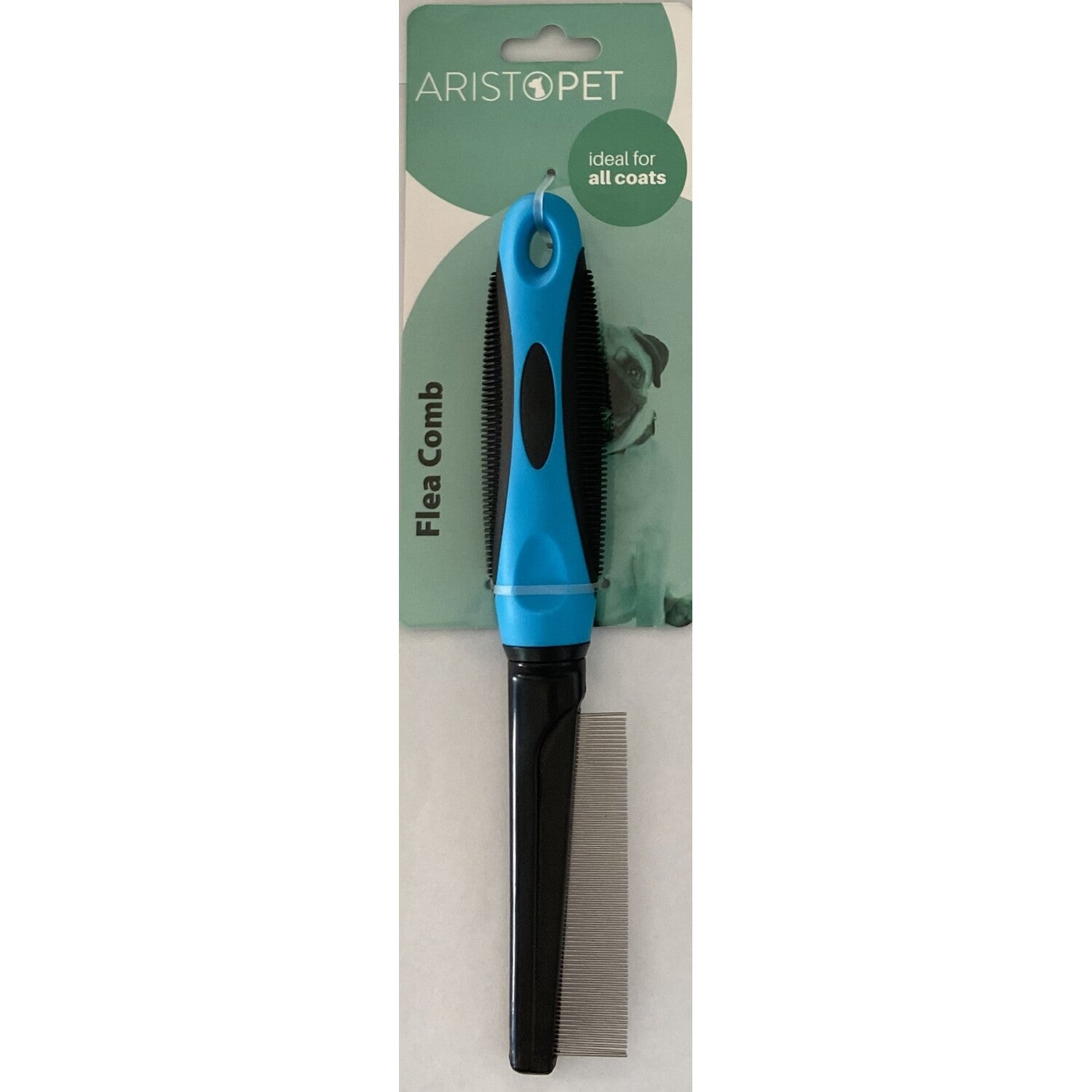 Aristopet Flea Comb With Comfort Handle Dog Grooming Tool