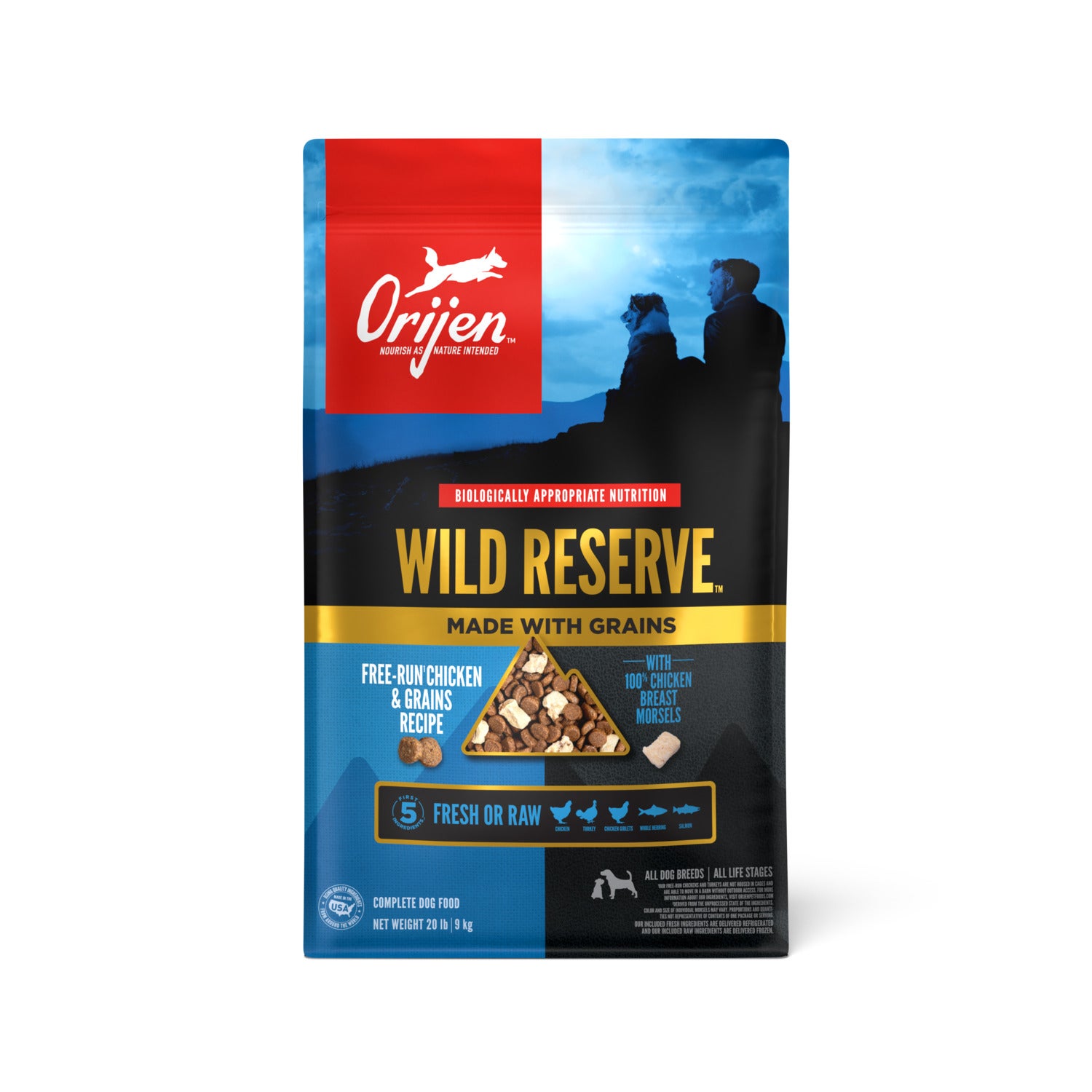 Orijen Wild Reserve Dry Dog Food, Free-Run Chicken Dry Dog Food, 4-Lb