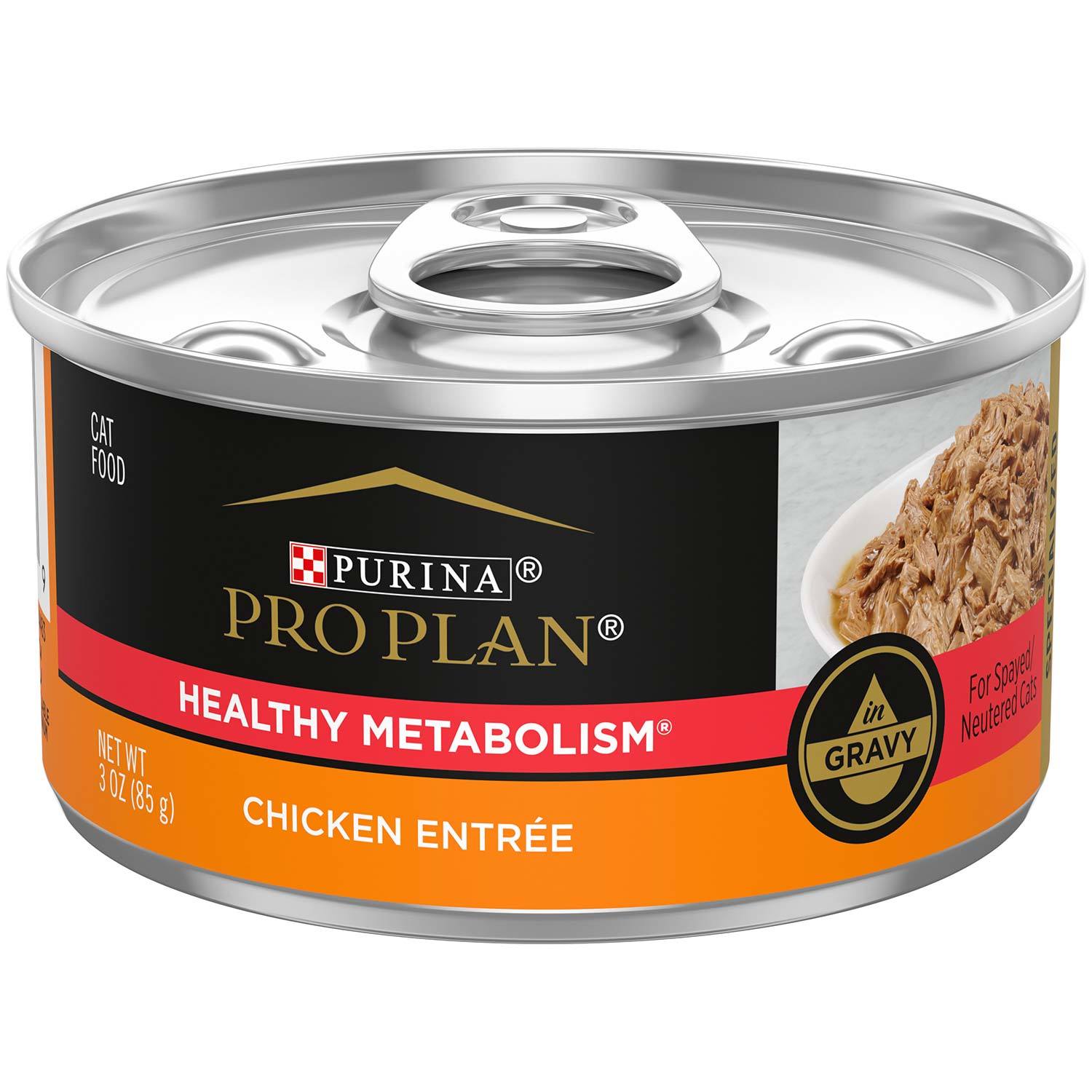 Purina Pro Plan High Protein Specialized Healthy Metabolism Formula Chicken Entrée Wet Cat Food