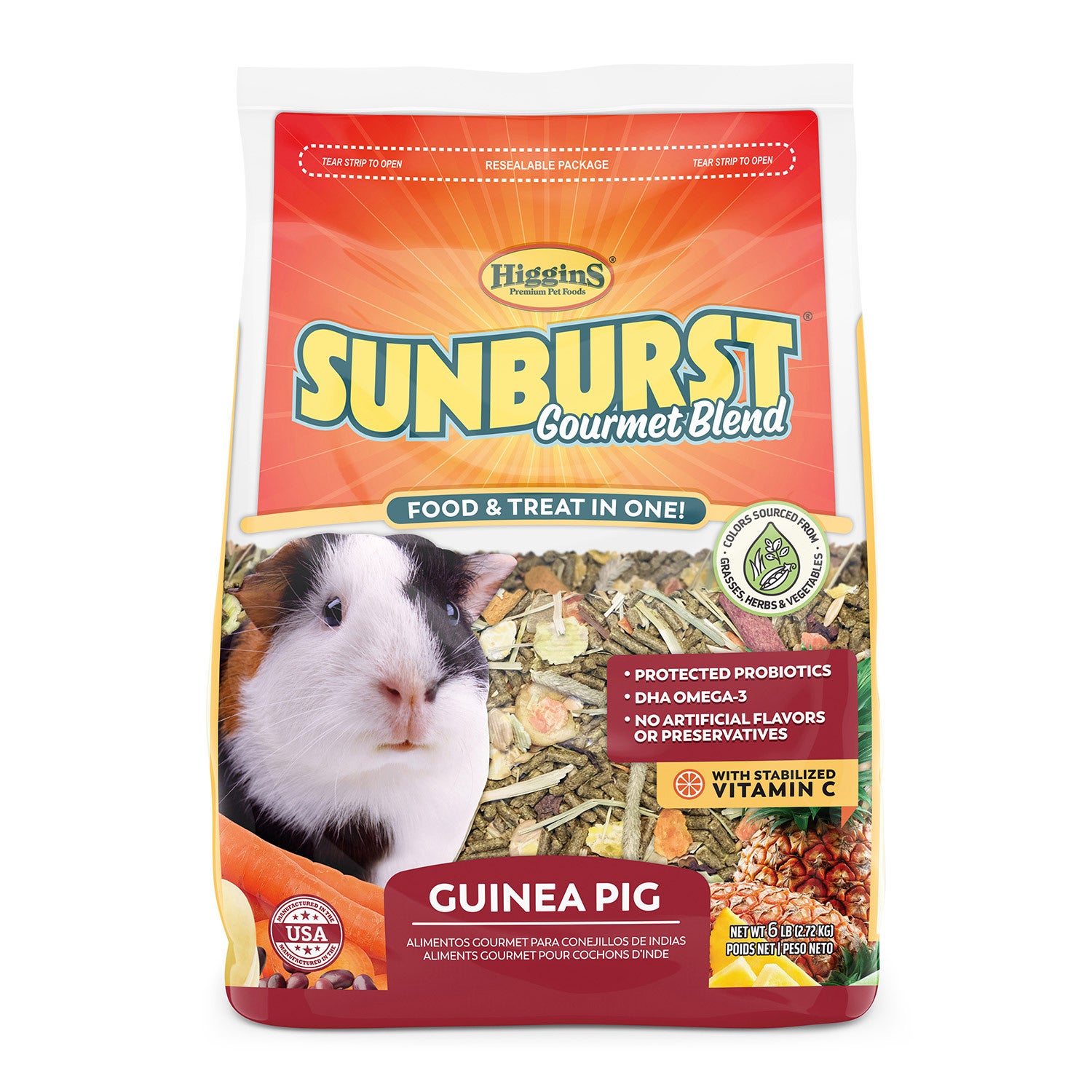 Higgins Sunburst Gourmet Blend - Guinea Pig Food
