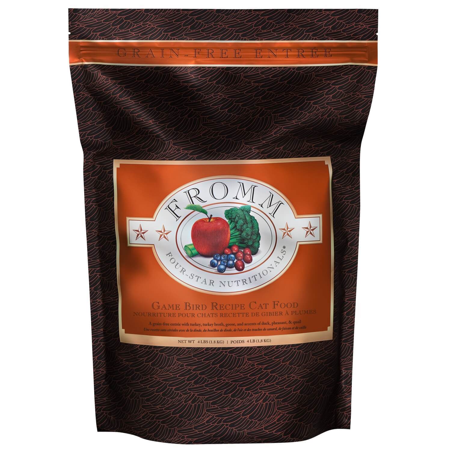 Fromm Four-Star Game Bird Recipe Food For Cats