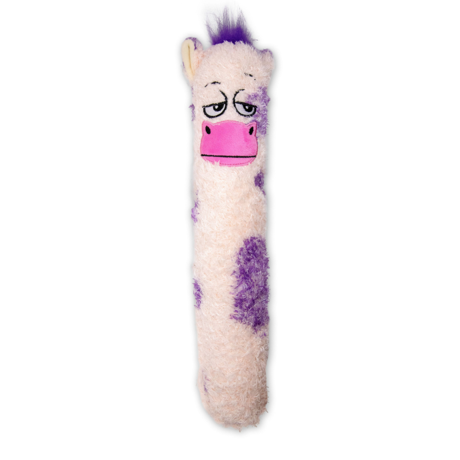 Guru Barnyard Fry Guys Plush Crinkle & Squeak Dog Toy, 'Bessie', 14