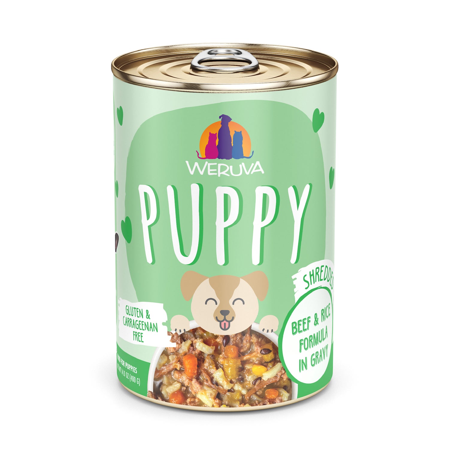Weruva Puppy Beef & Rice In Gravy Wet Dog Food, 6-Oz