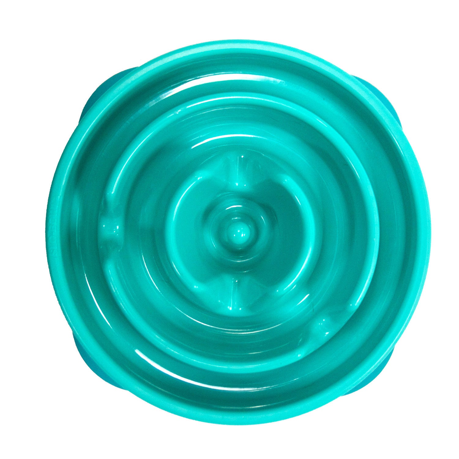 Outward Hound Slo-Bowl Mini Drop Slow Feeding Bowl, Teal