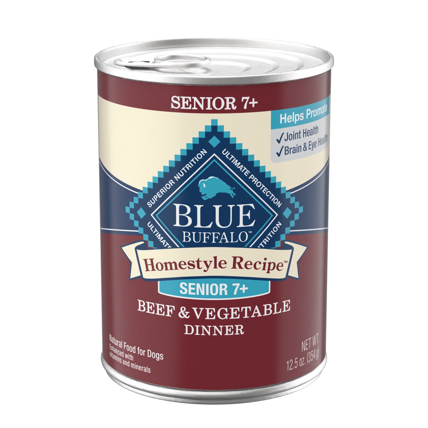 Blue Buffalo Homestyle Recipe Chicken Dinner With Garden Vegetables Senior Wet Dog Food, 12.5-Oz Pack Of 12