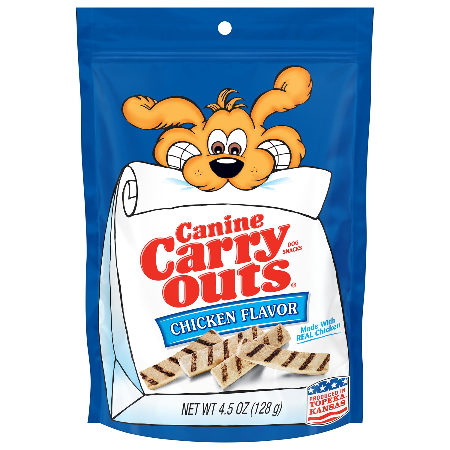 Canine Carry Outs Chicken Flavor Dog Treats, 4.5-Oz Bag