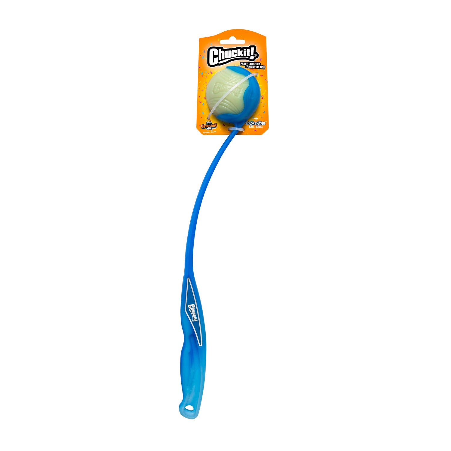 Chuckit! Color Chaser Ball Launcher Dog Toy, National Fetch Day Collection, Assorted Colors