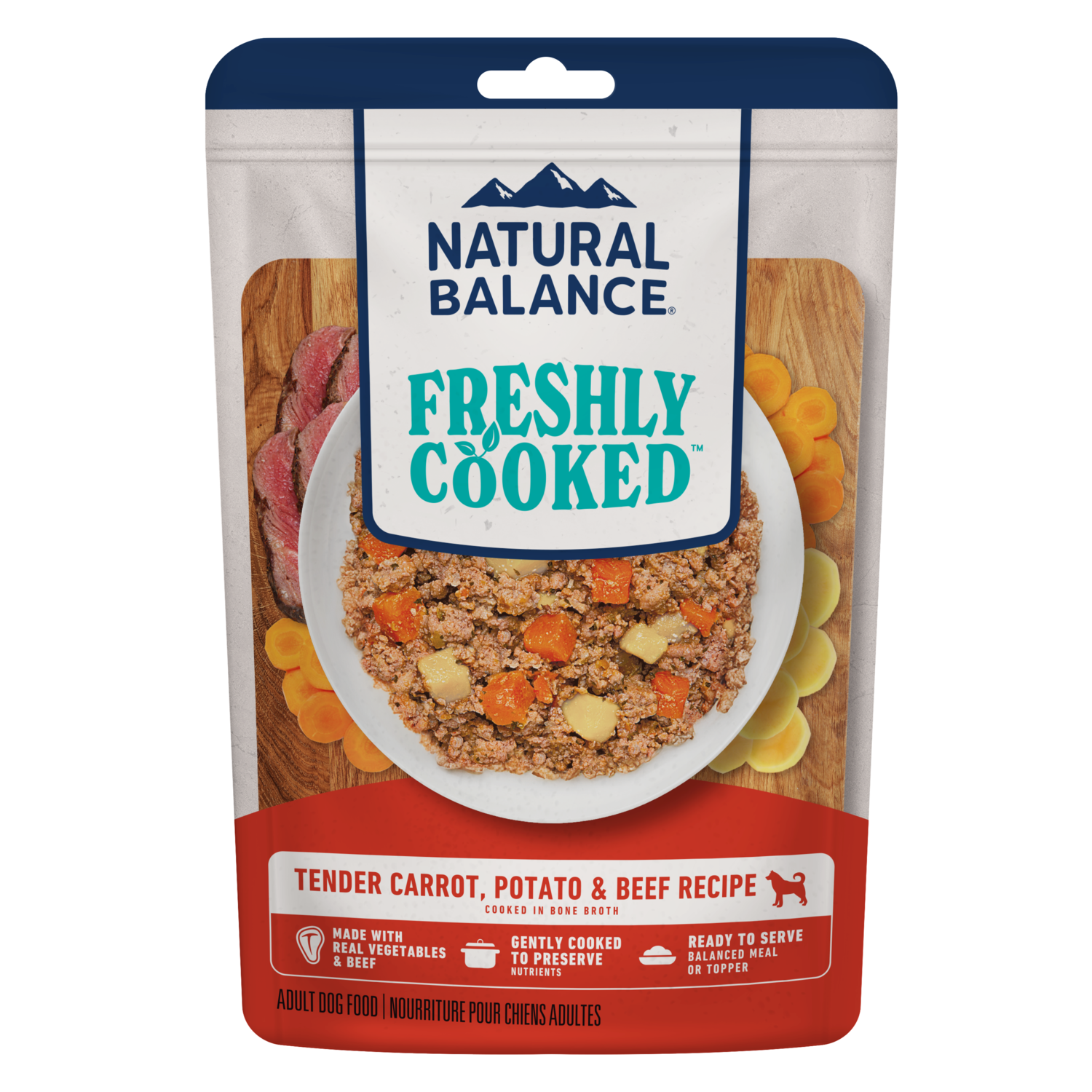 Natural Balance Platefulls Tender Beef & Potato Recipe Wet Dog Food, 9-Oz