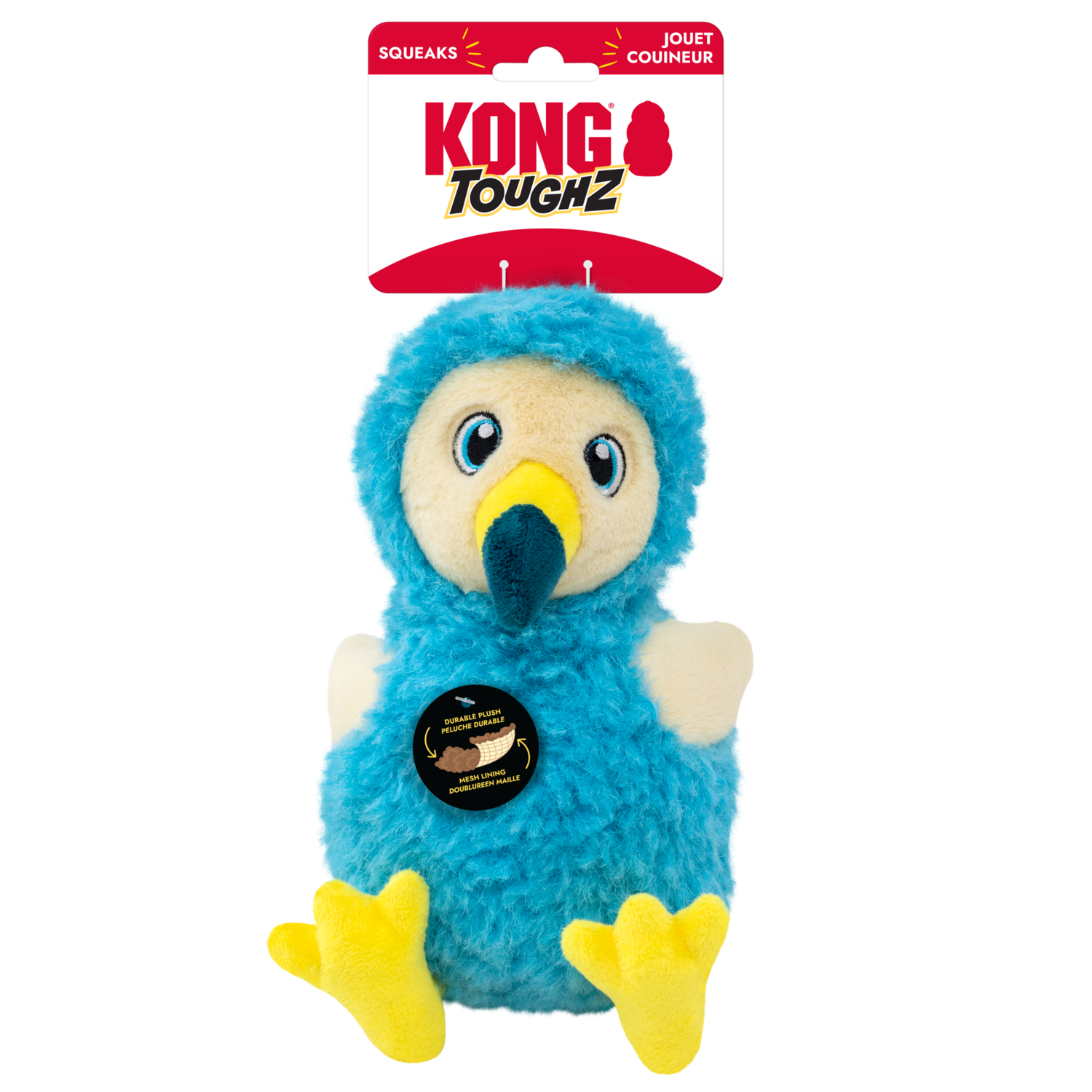 Kong Toughz Dodo Bird Tough & Durable Plush Dog Toy - 8.5