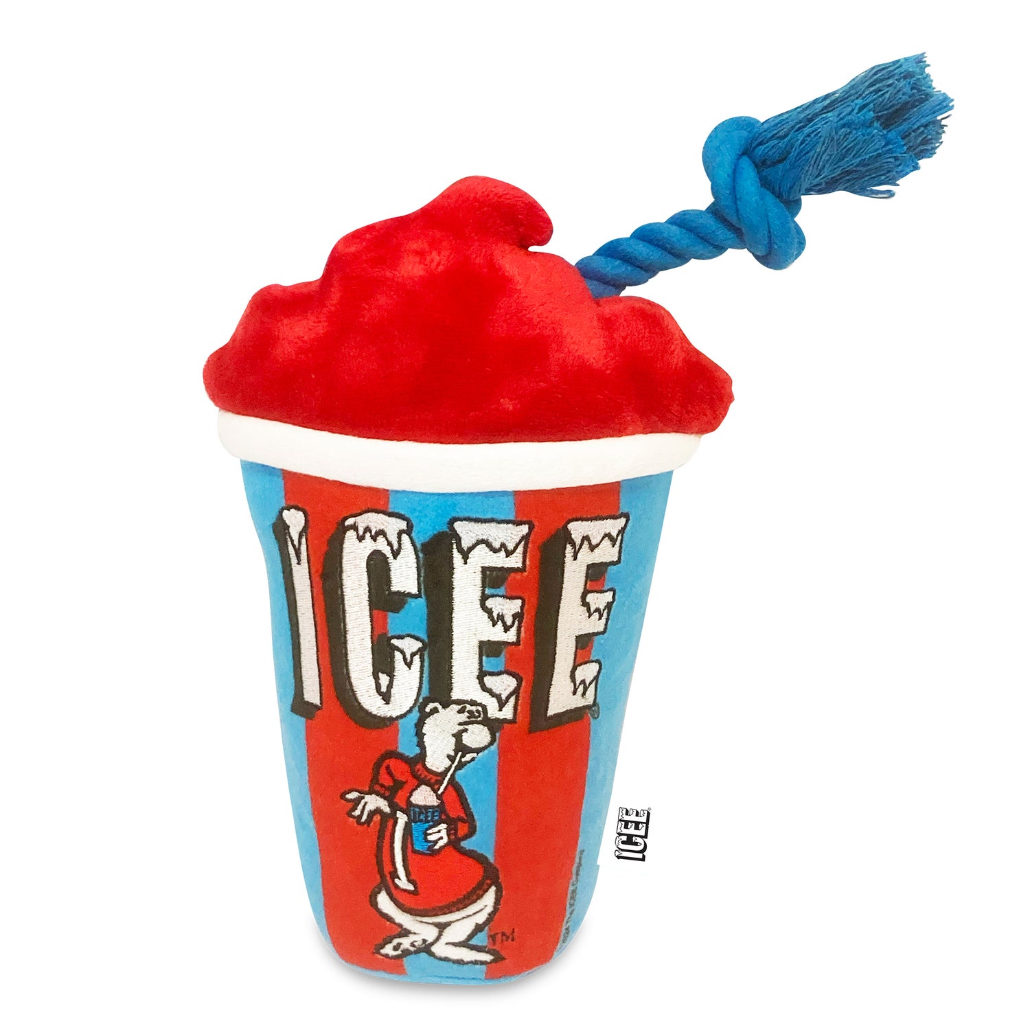 Icee Plush Rope Dog Toy, 14