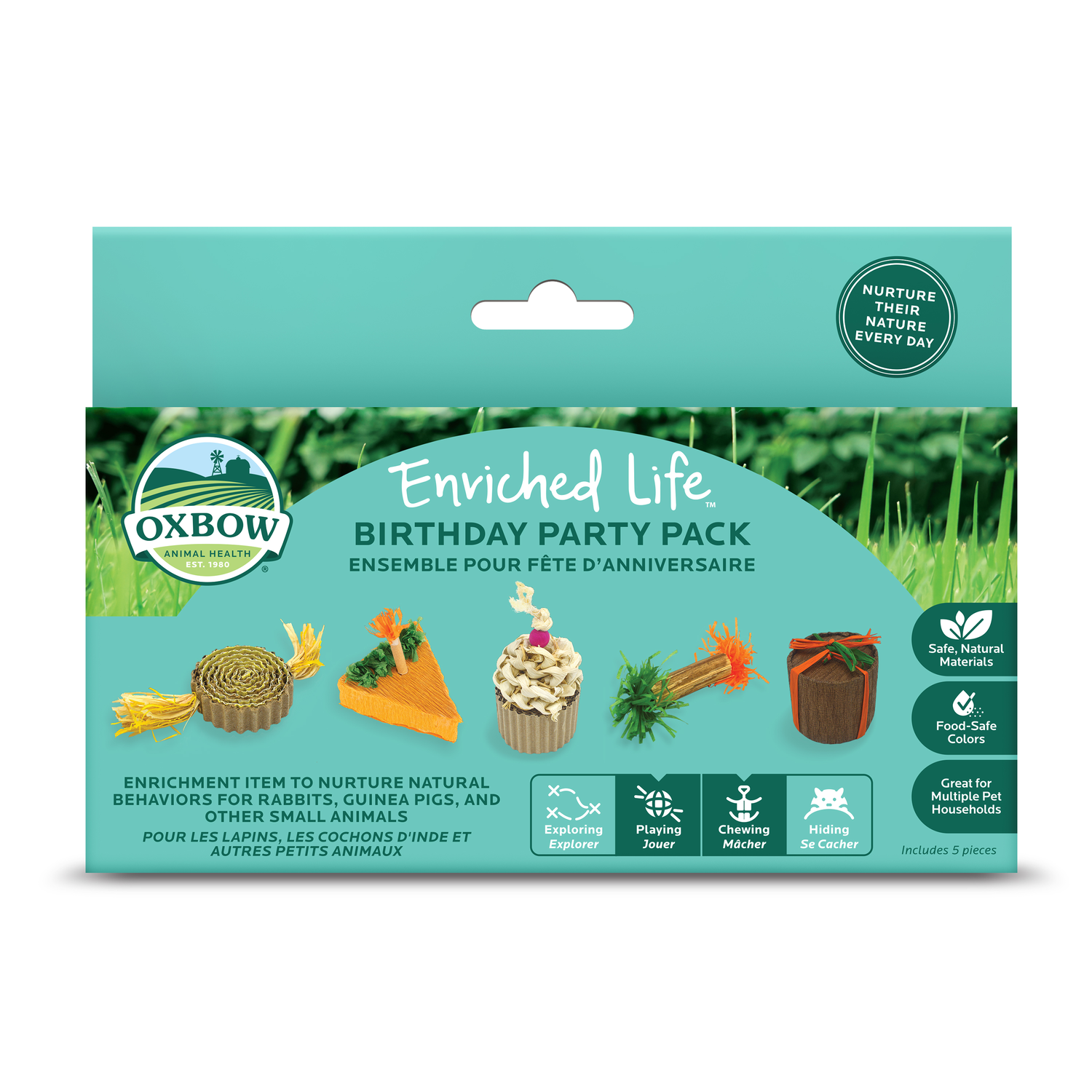 Oxbow Enriched Life Birthday Party Pack Small Animal Chew Toy
